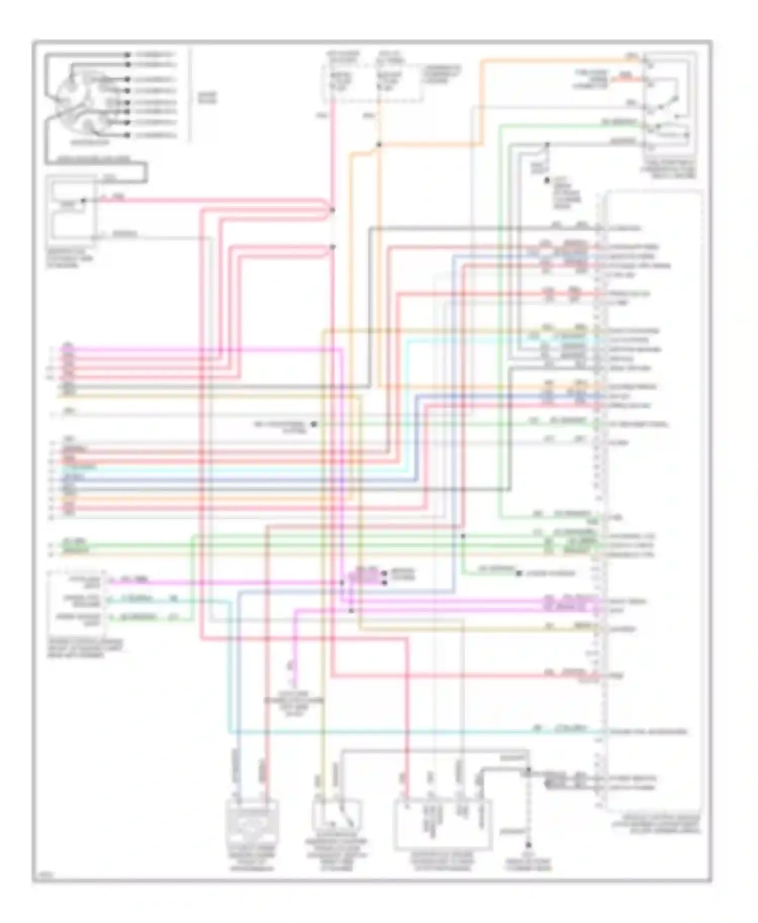 Wiring diagram high voltage coil wire for GMC Vandura G3500  (1985-1996) (2 of 2)