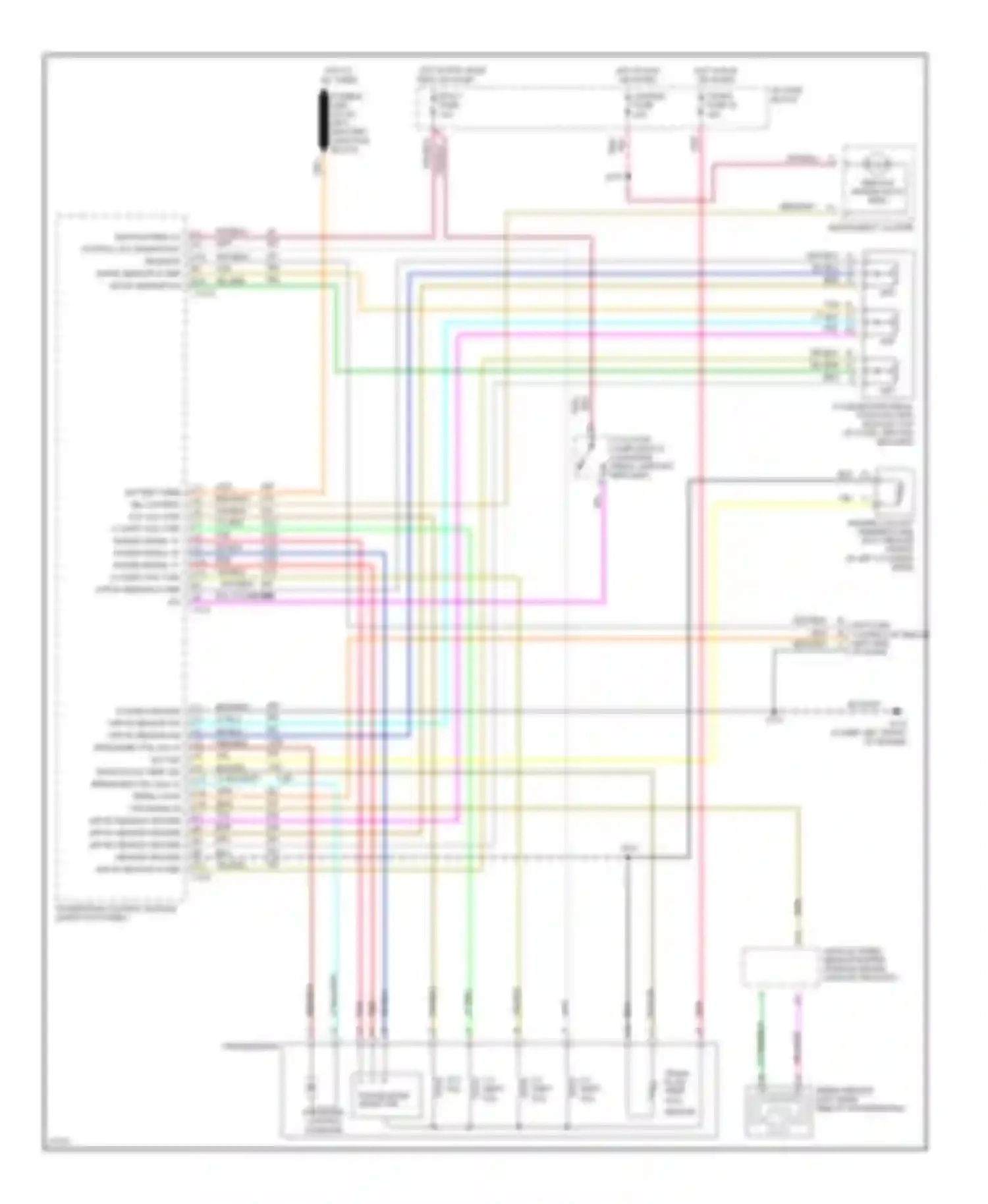 Wiring diagram i/p fuse block for GMC Vandura G3500  (1985-1996) (14 of 49)