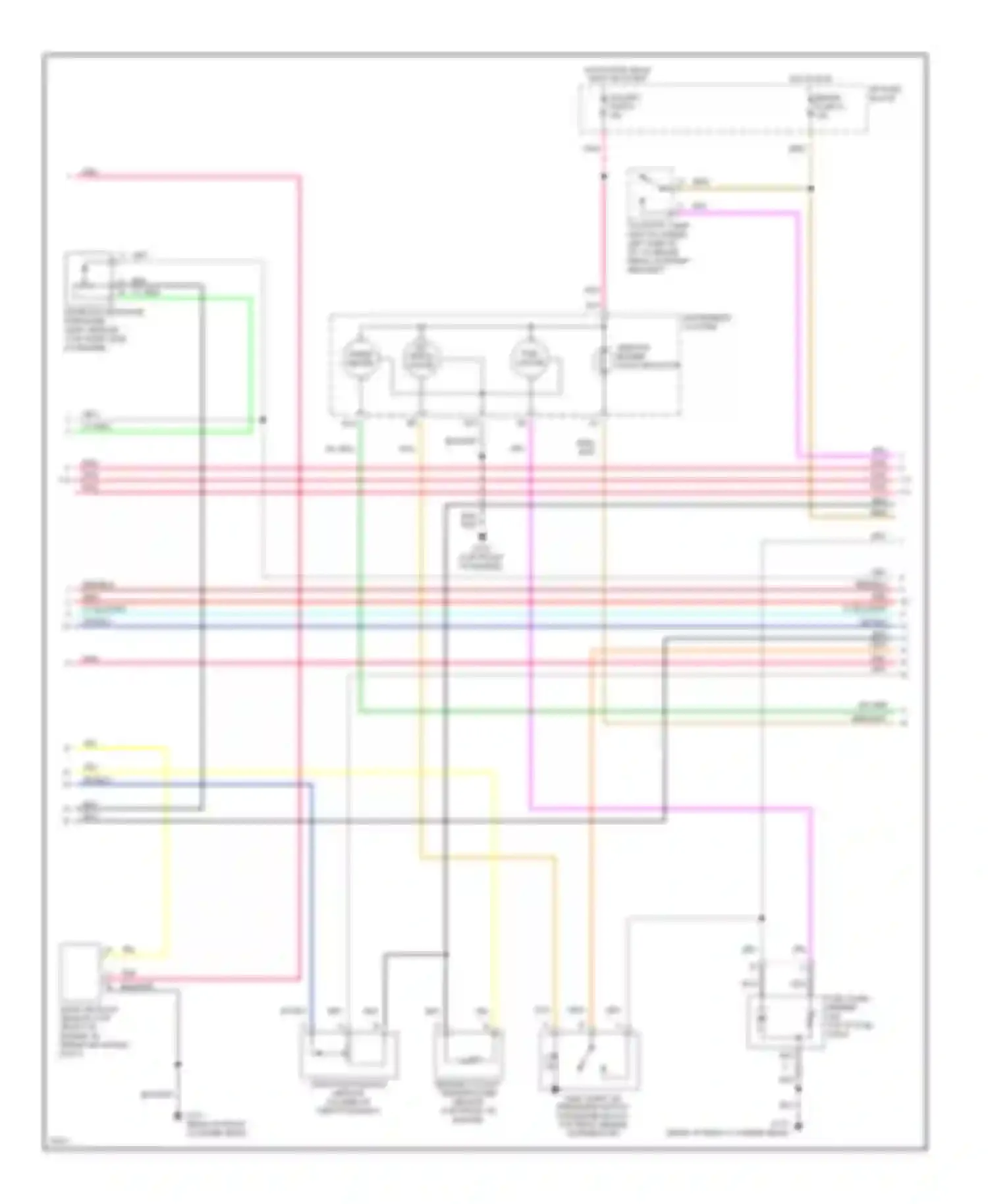 Wiring diagram service engine soon indicator for GMC Vandura G3500  (1985-1996) (2 of 2)