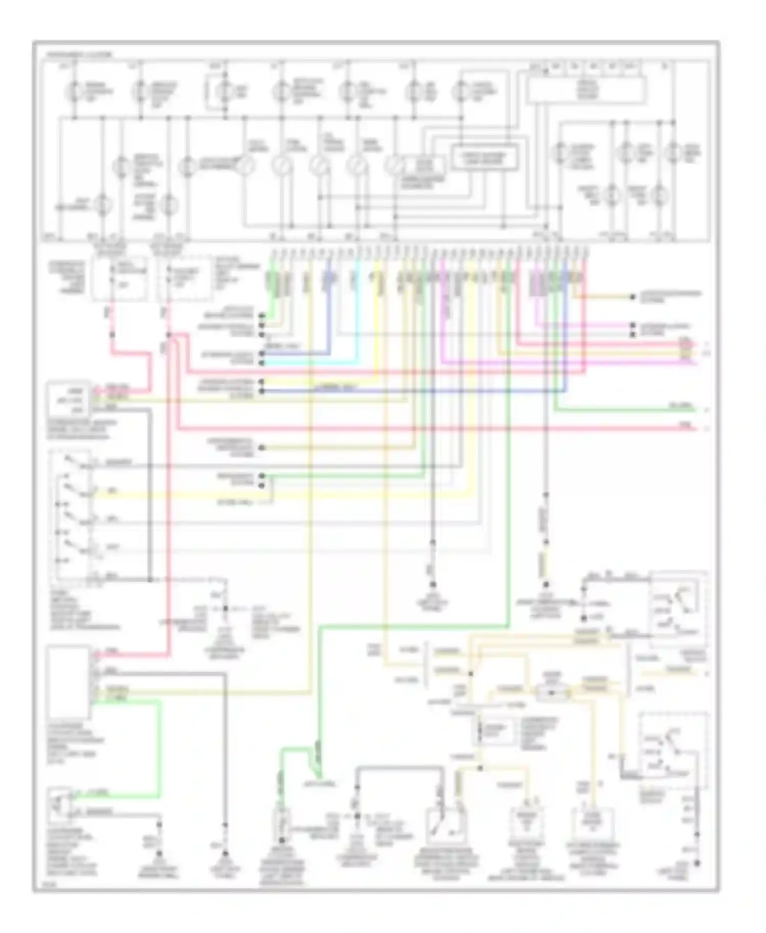 Wiring diagram w/ drl only for GMC Vandura G3500  (1985-1996) (1 of 1)