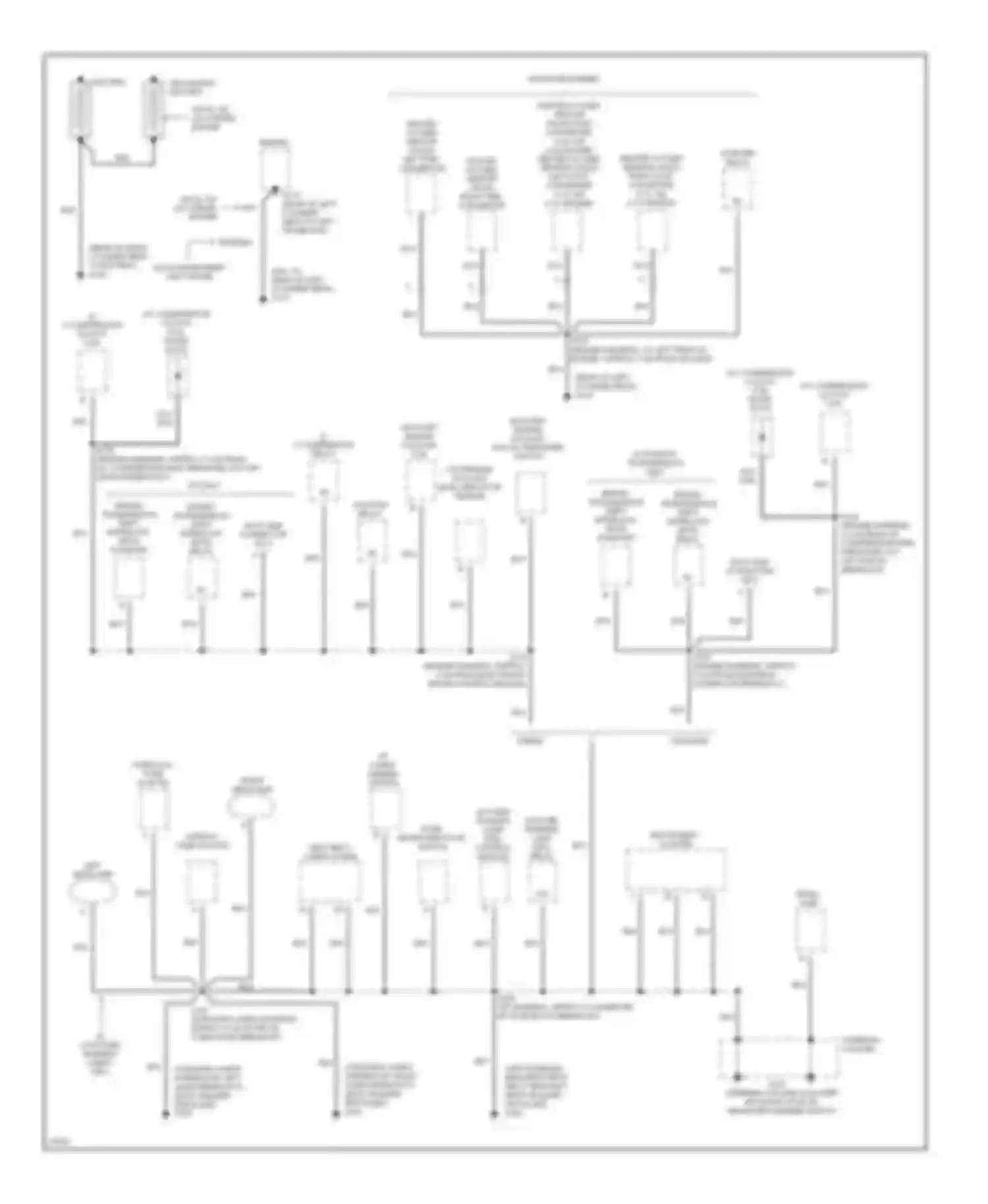 Vandura P3500 GMC  (1985-1997): Ground distribution circuit, commercial chassis (1 of 2)