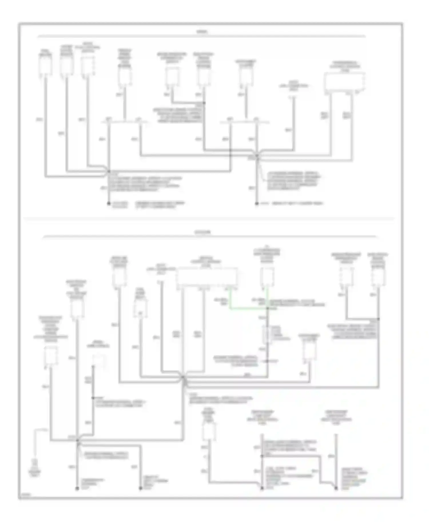 Vandura P3500 GMC  (1985-1997): Ground distribution circuit, commercial chassis (2 of 2)