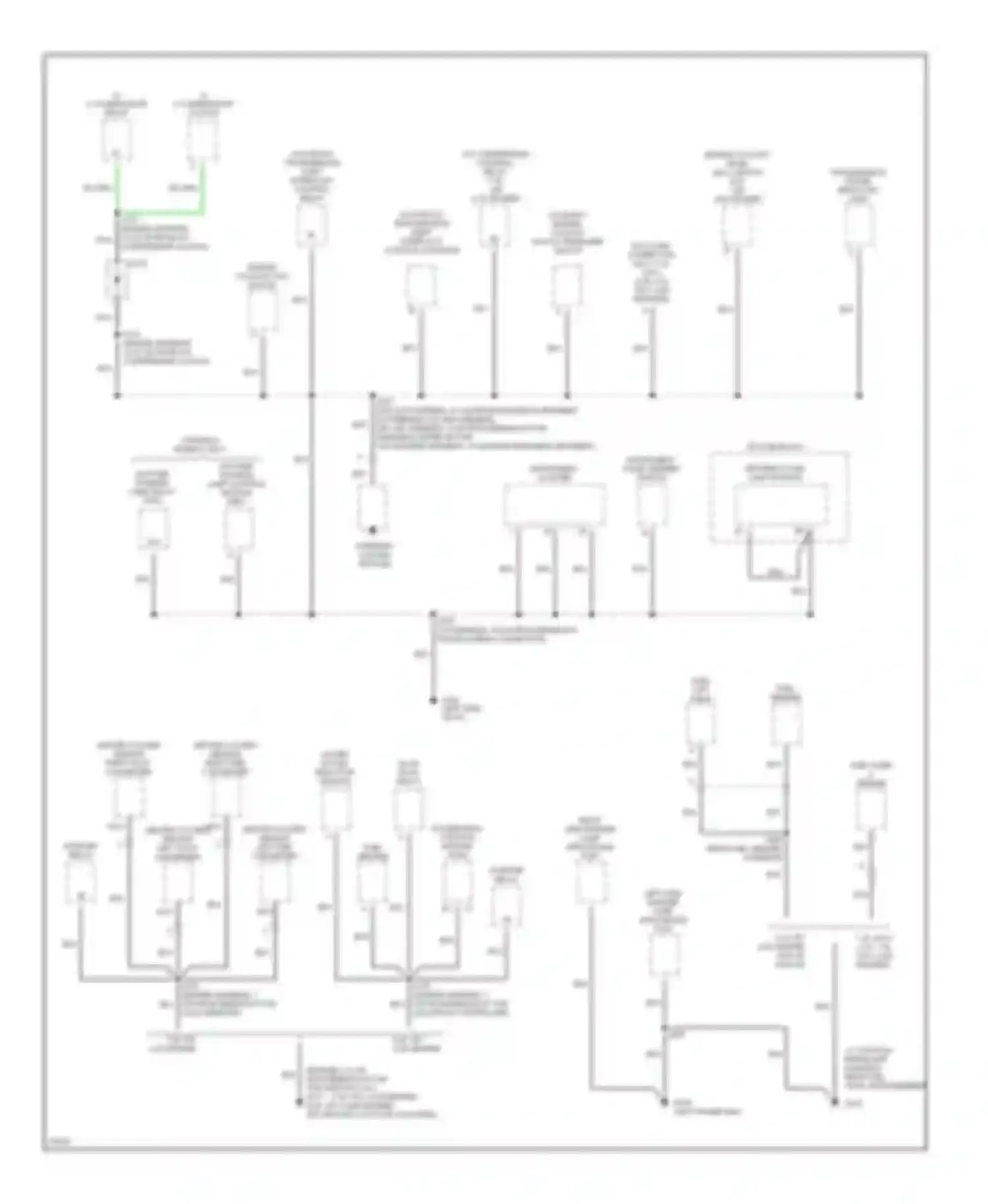 Vandura P3500 GMC  (1985-1997): Ground distribution circuit, motor home chassis (2 of 2)