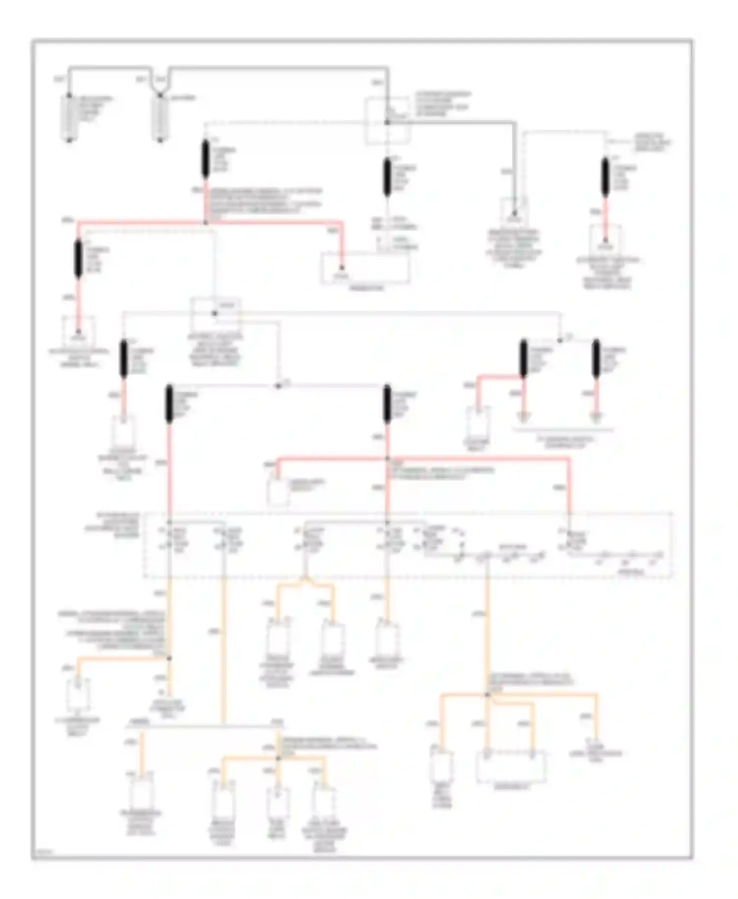 Vandura P3500 GMC  (1985-1997): Power distribution circuit, commercial chassis (1 of 4)
