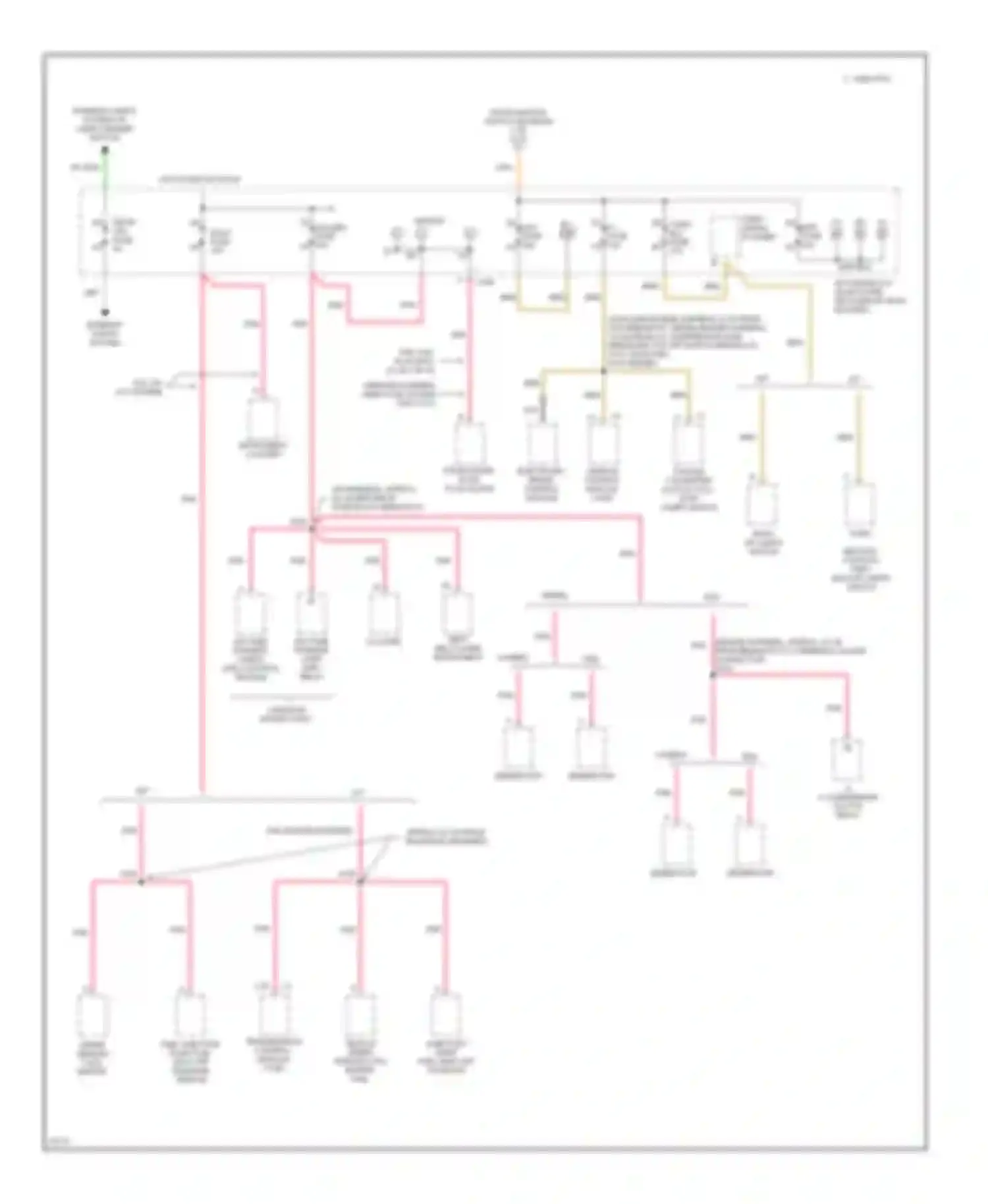 Vandura P3500 GMC  (1985-1997): Power distribution circuit, commercial chassis (4 of 4)