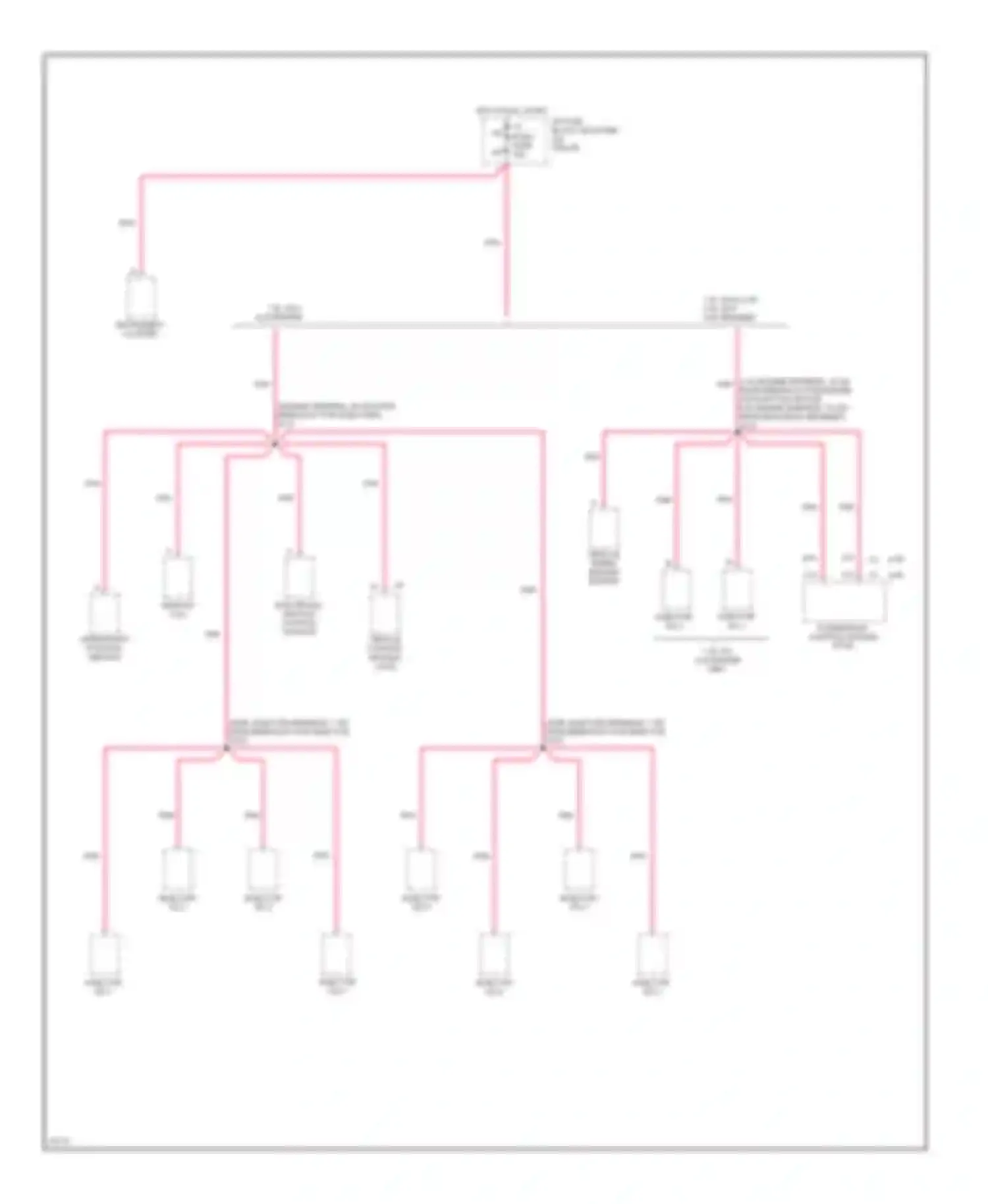 Vandura P3500 GMC  (1985-1997): Power distribution circuit, motor home chassis (3 of 4)