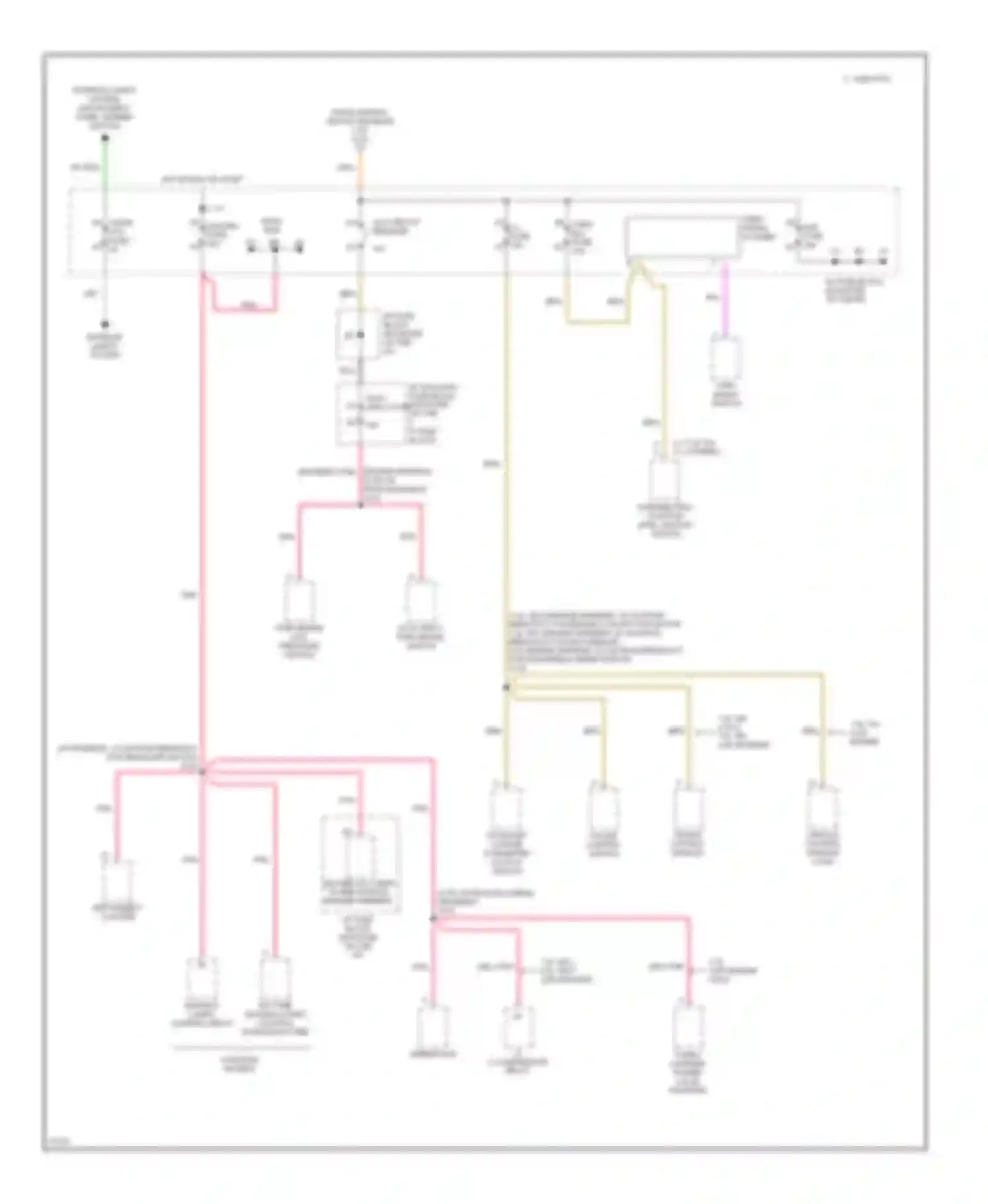 Vandura P3500 GMC  (1985-1997): Power distribution circuit, motor home chassis (4 of 4)