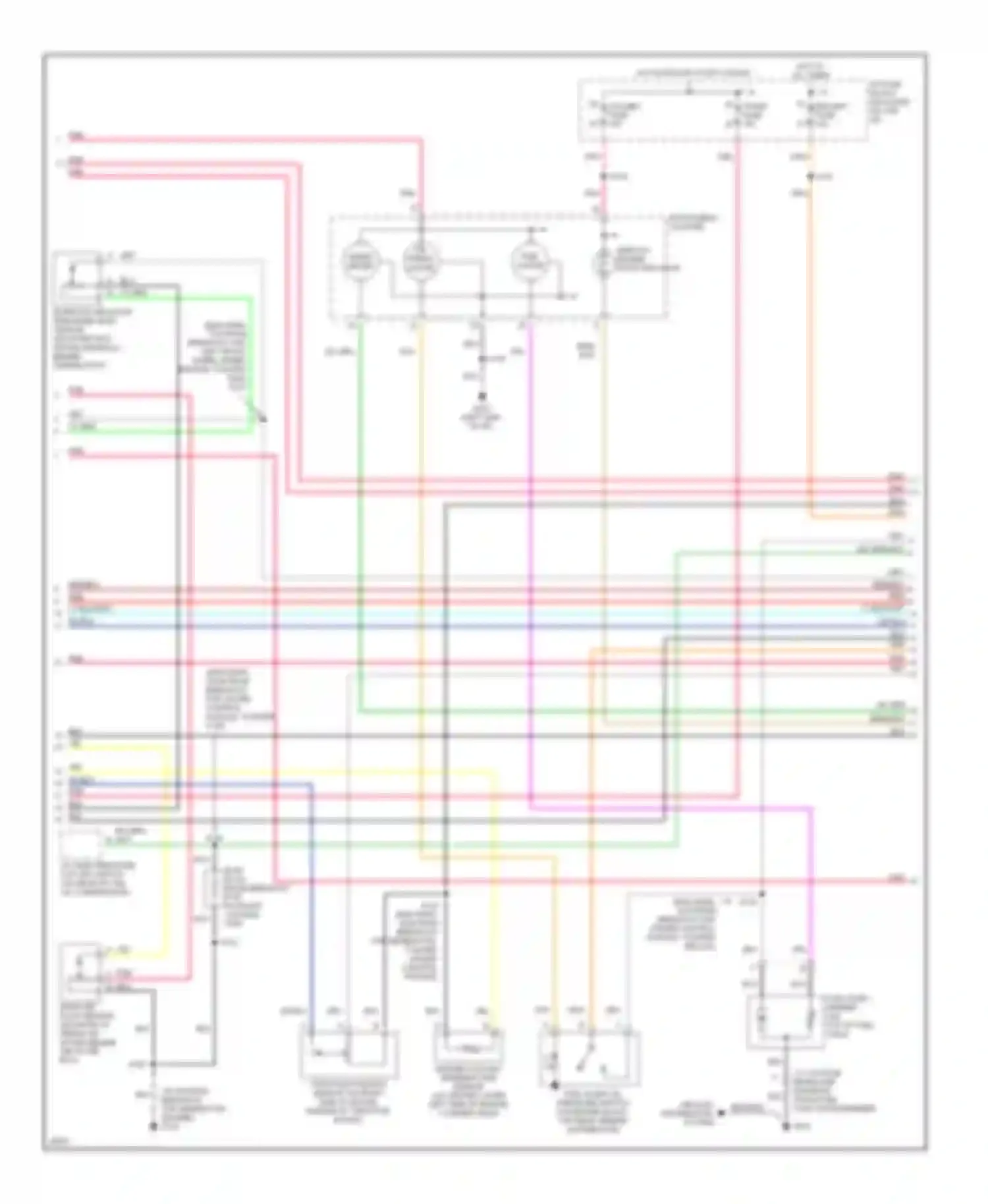 Wiring diagram breakout for generator, toward cruise control module) for GMC Vandura P3500  (1985-1997) (1 of 1)