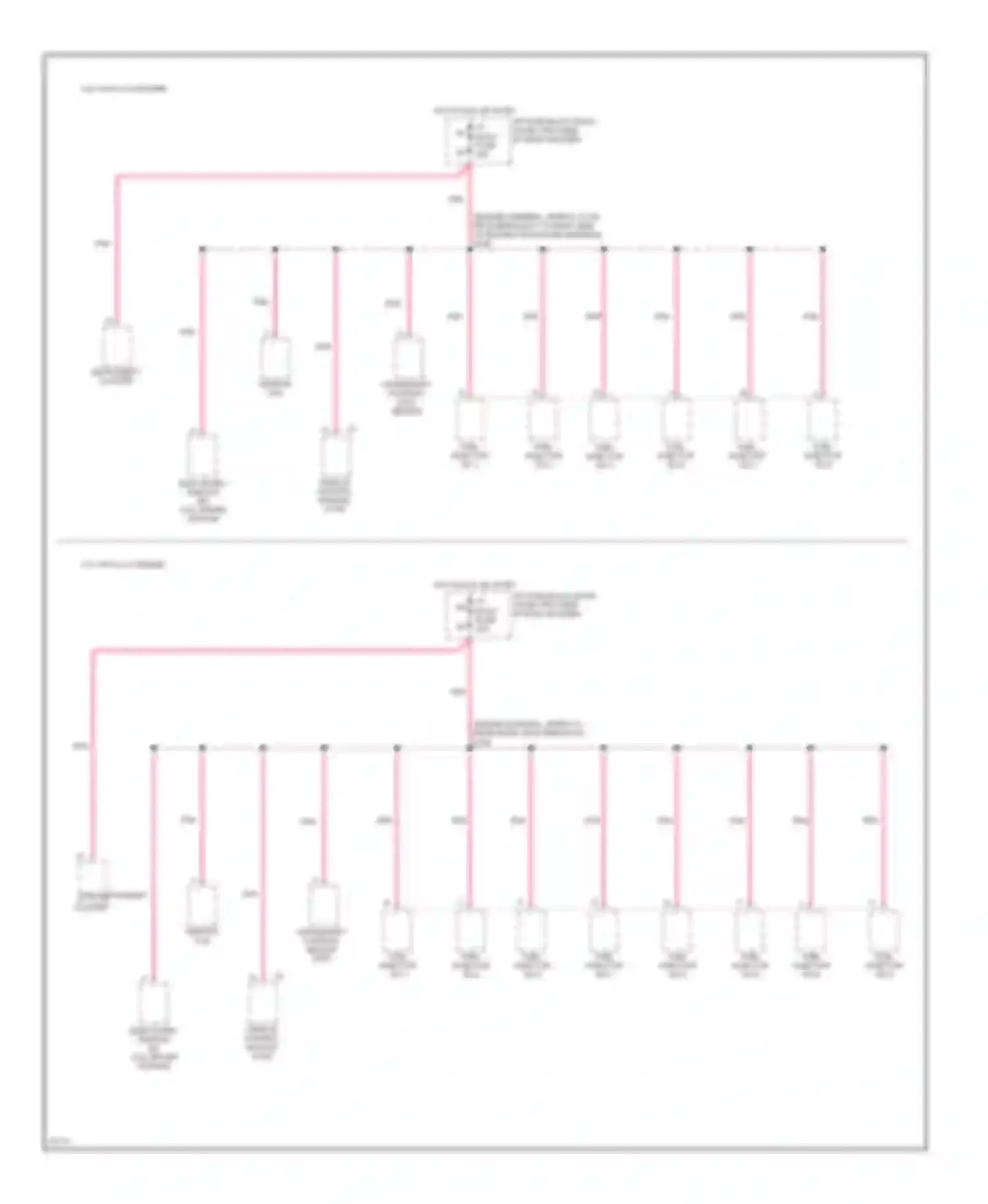Wiring diagram (engine harness, approx 9 cm for GMC Vandura P3500  (1985-1997) (1 of 1)