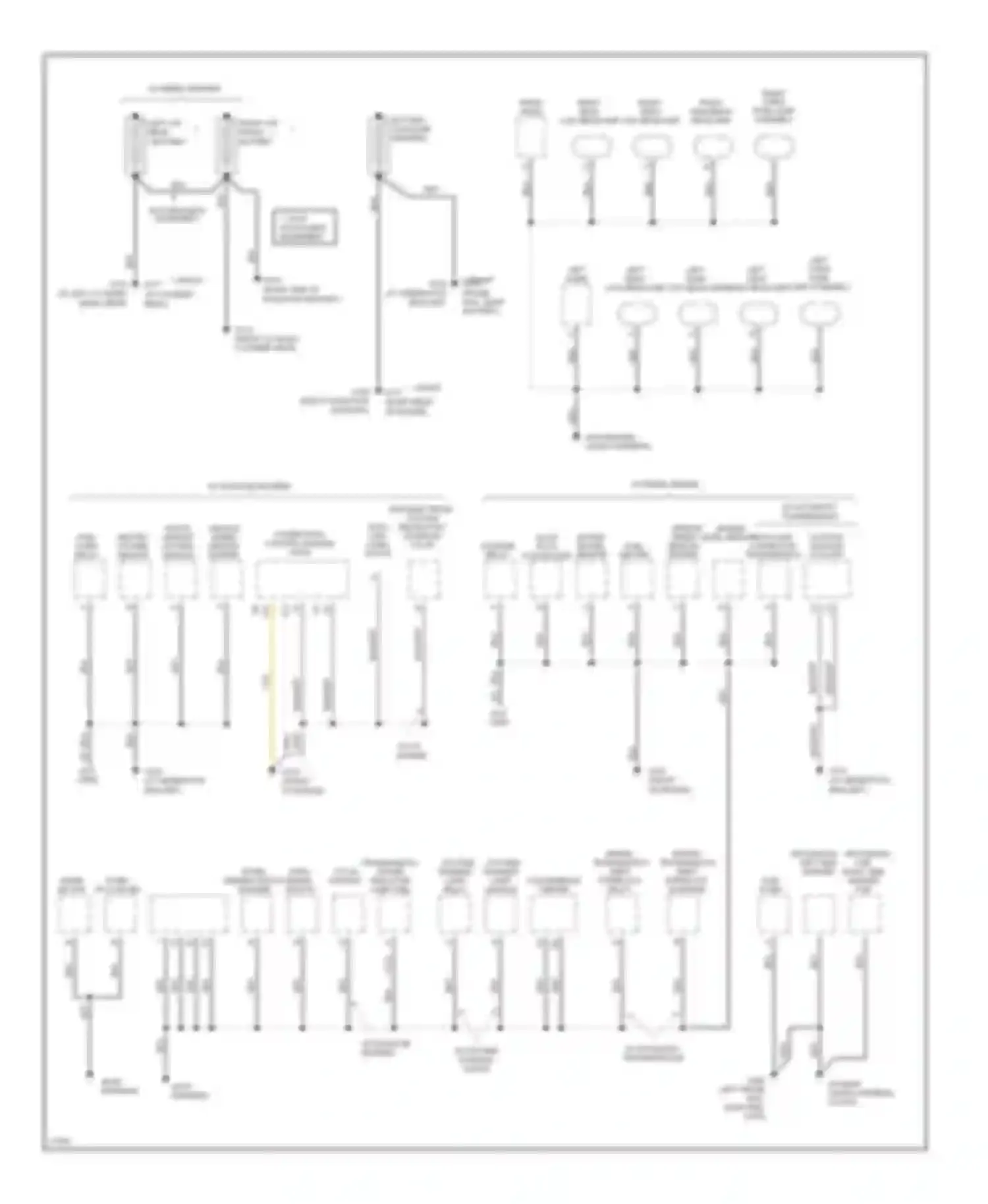 Wiring diagram left high/ low headlamp for GMC Vandura Special G3500  (1985-1996) (1 of 1)