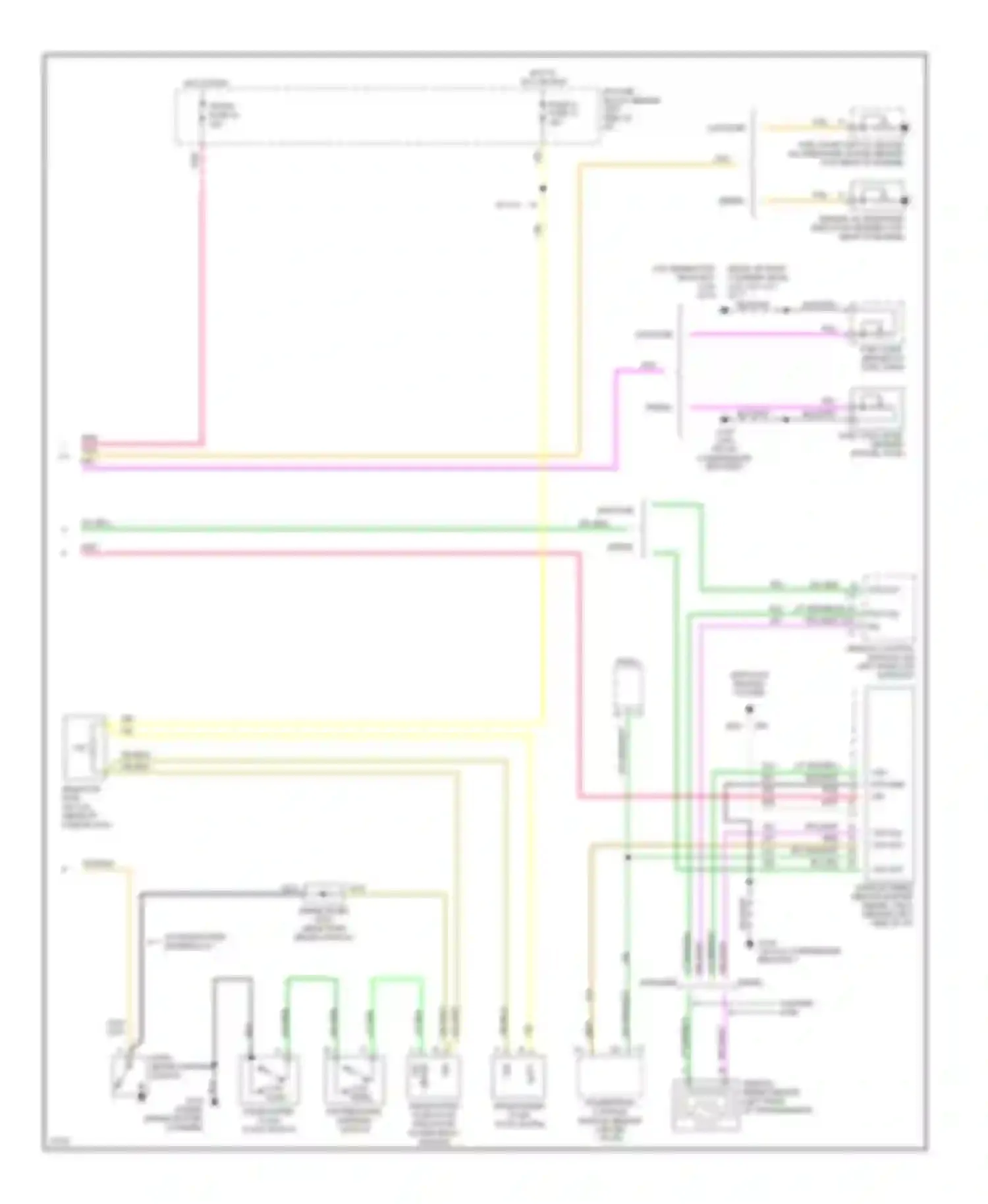 Wiring diagram p/b booster fluid flow indicator/ alarm delay module for GMC Vandura Special G3500  (1985-1996) (1 of 1)