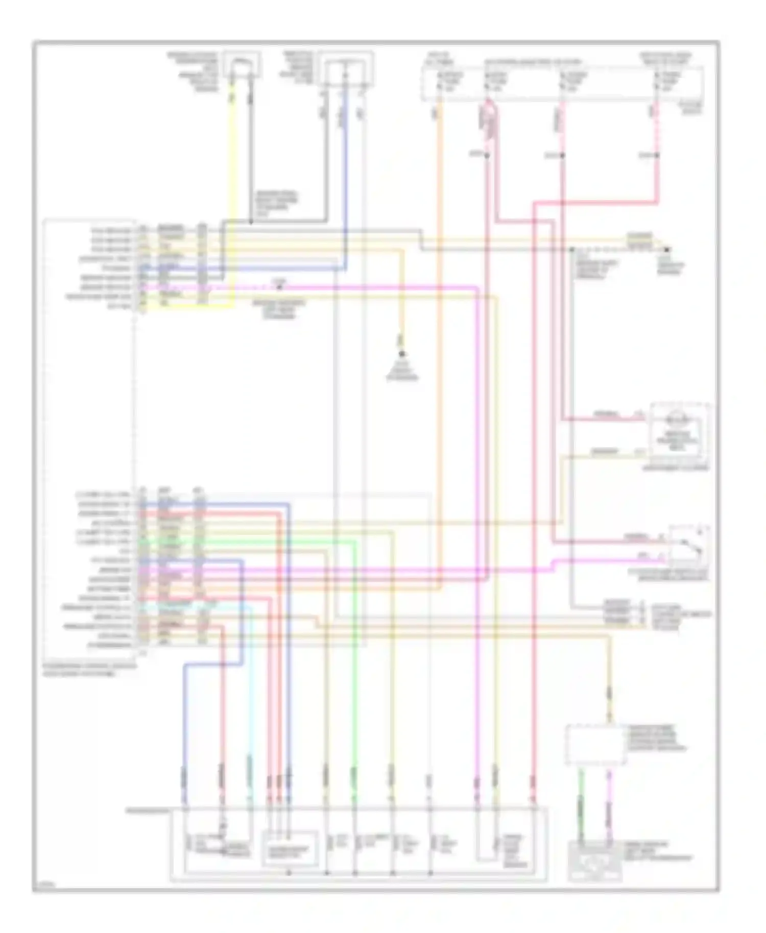 Wiring diagram tcc pwm sol pressure control solenoid for GMC Vandura Special G3500  (1985-1996) (1 of 3)