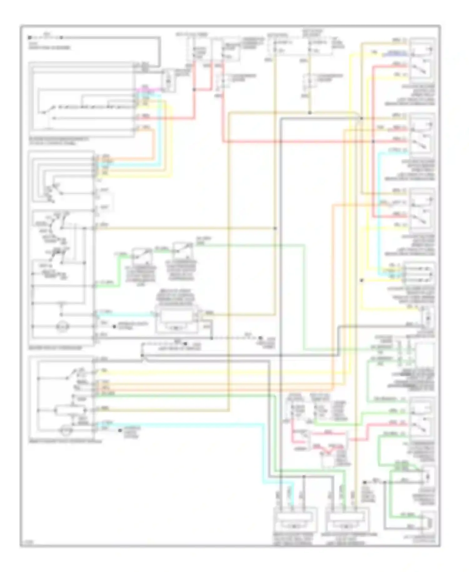 Wiring diagram vehicle control module (in engine for GMC Vandura Special G3500  (1985-1996) (1 of 2)