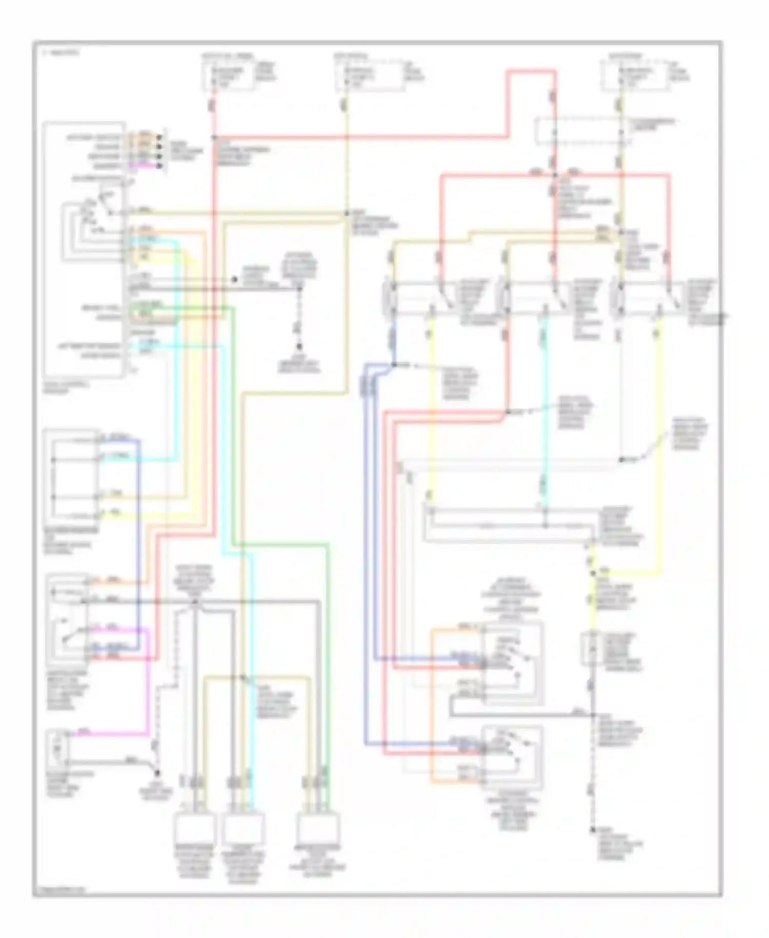 Yukon Denali GMC  (2000-2000): Heater circuit, auxiliary
