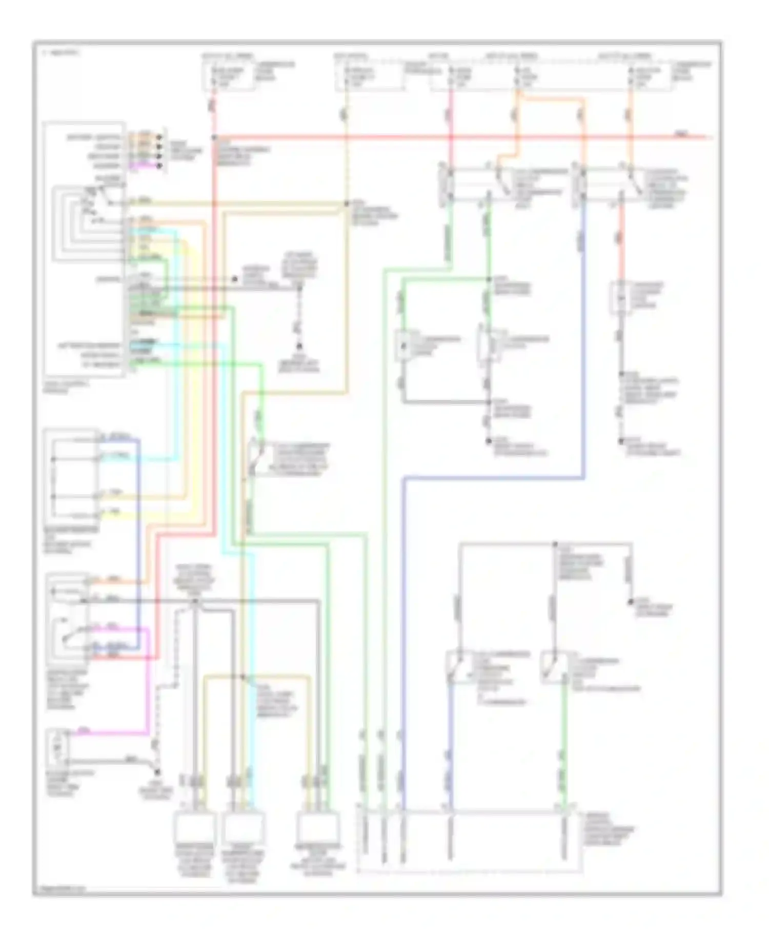 Wiring diagram air temp dr sensor mode signal a/c request for GMC Yukon Denali  (2000-2000) (1 of 1)