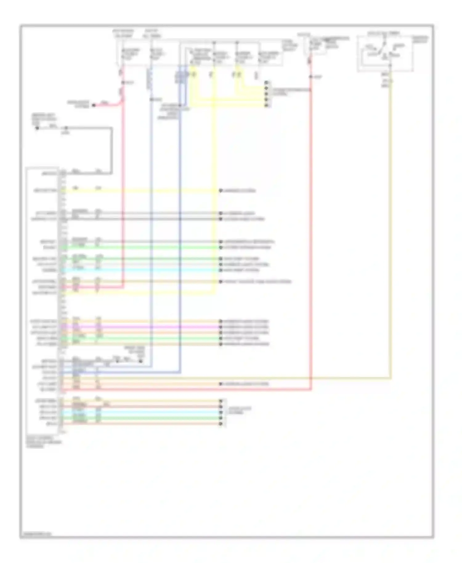 Wiring diagram headlights system pnk for GMC Yukon Denali  (2000-2000) (1 of 1)