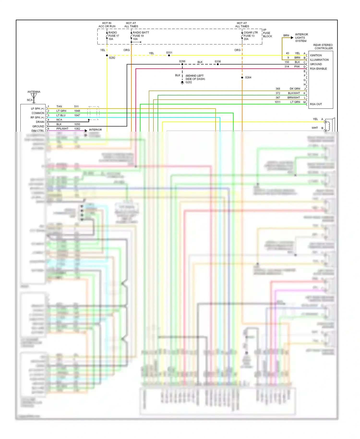 GMC Yukon Denali  (2000-2000) lt input wiring diagram  (1 of 1)
