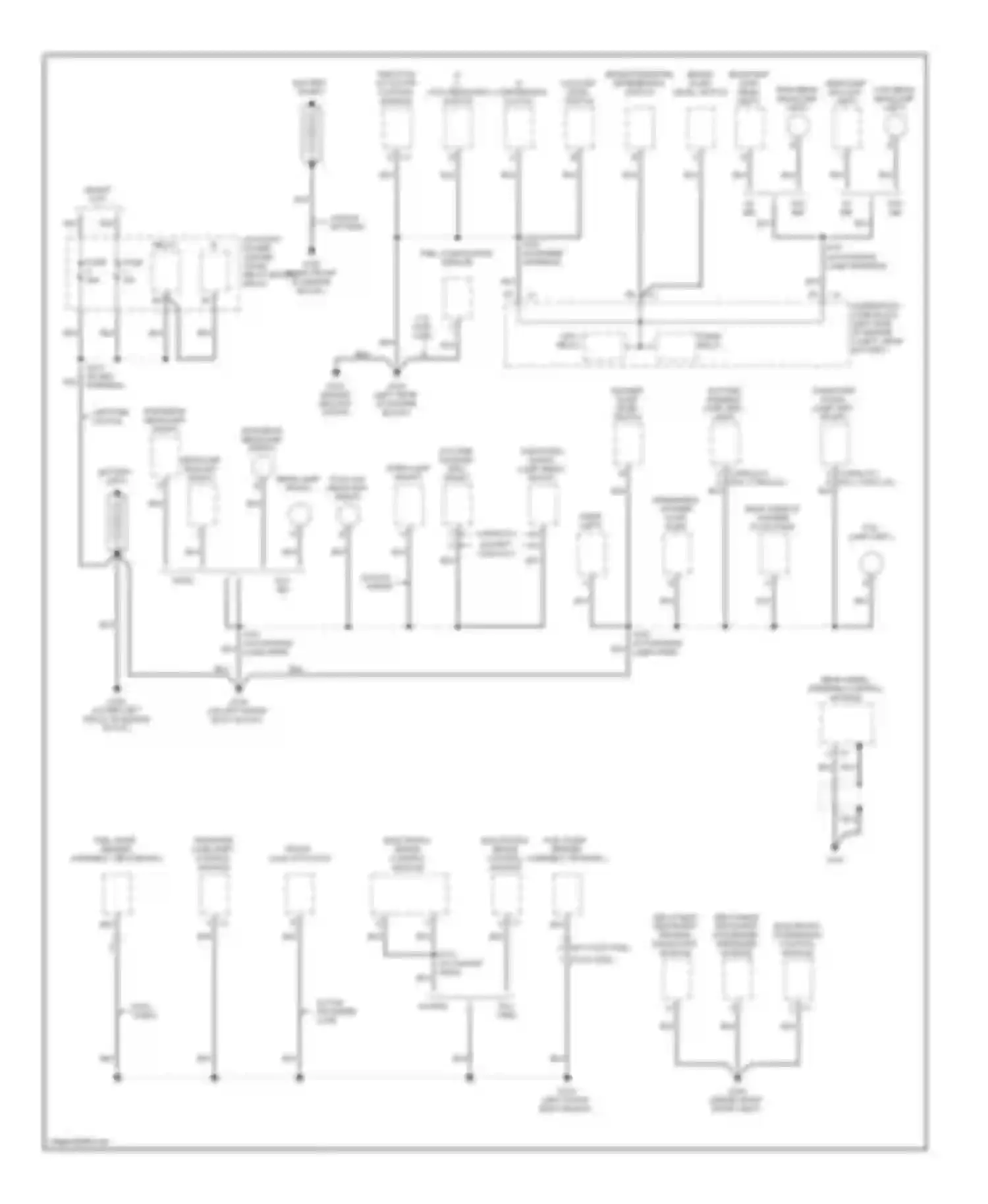 Wiring diagram brake fluid level switch for GMC Yukon II (1999-2006) (1 of 1)