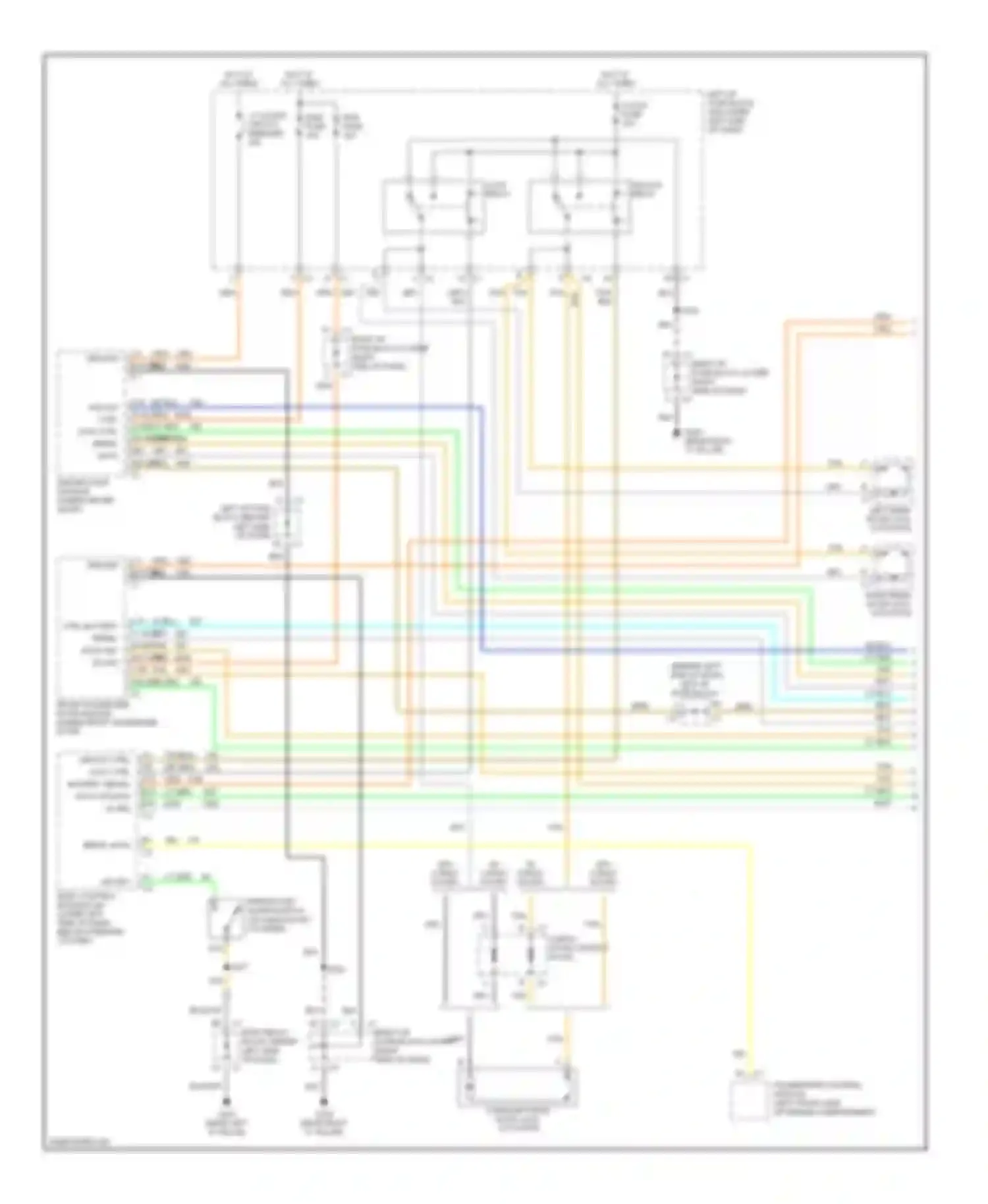 Wiring diagram ddm fuse pdm fuse for GMC Yukon II (1999-2006) (1 of 1)