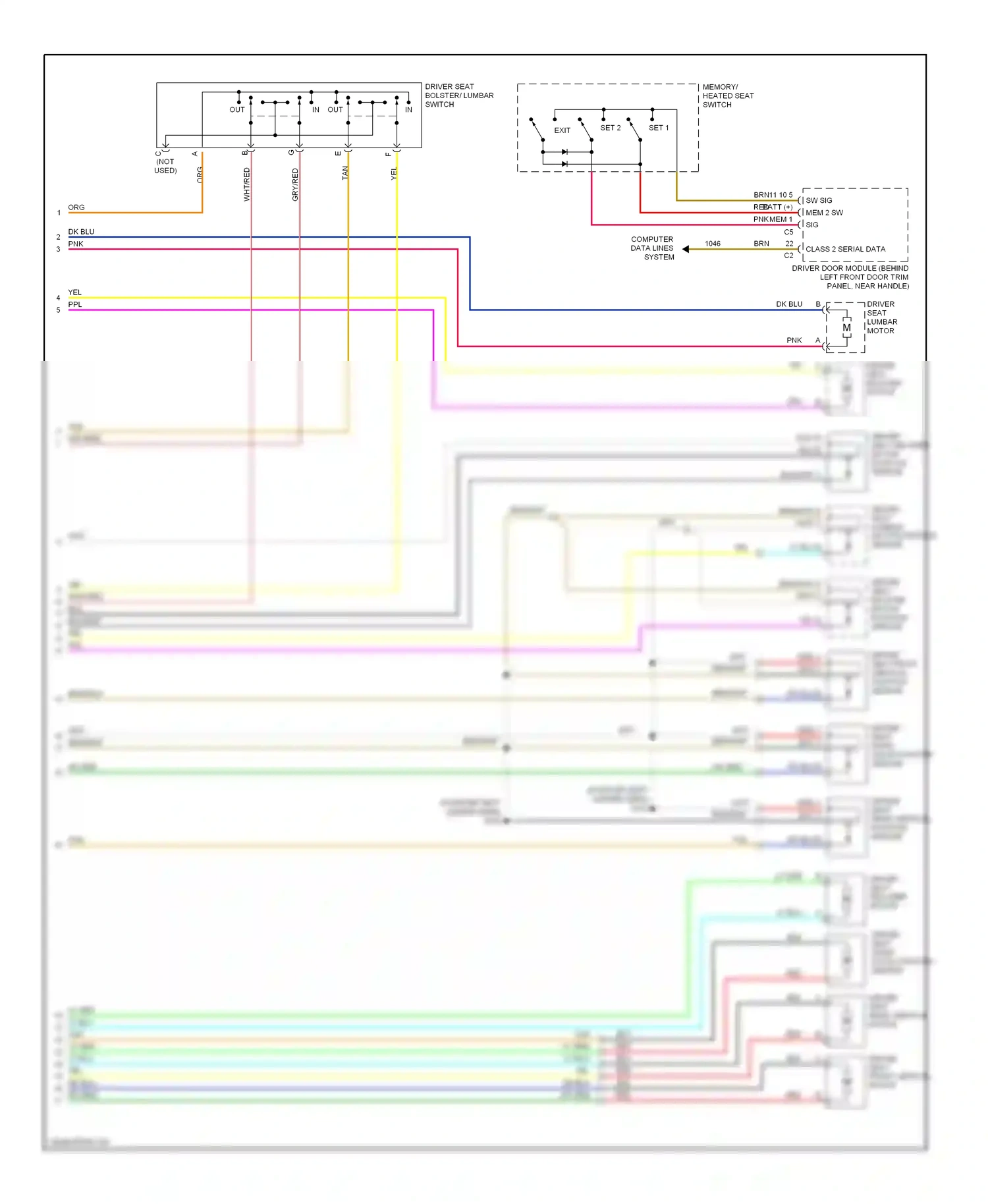 GMC Yukon II (1999-2006) exit wiring diagram  (3 of 3)