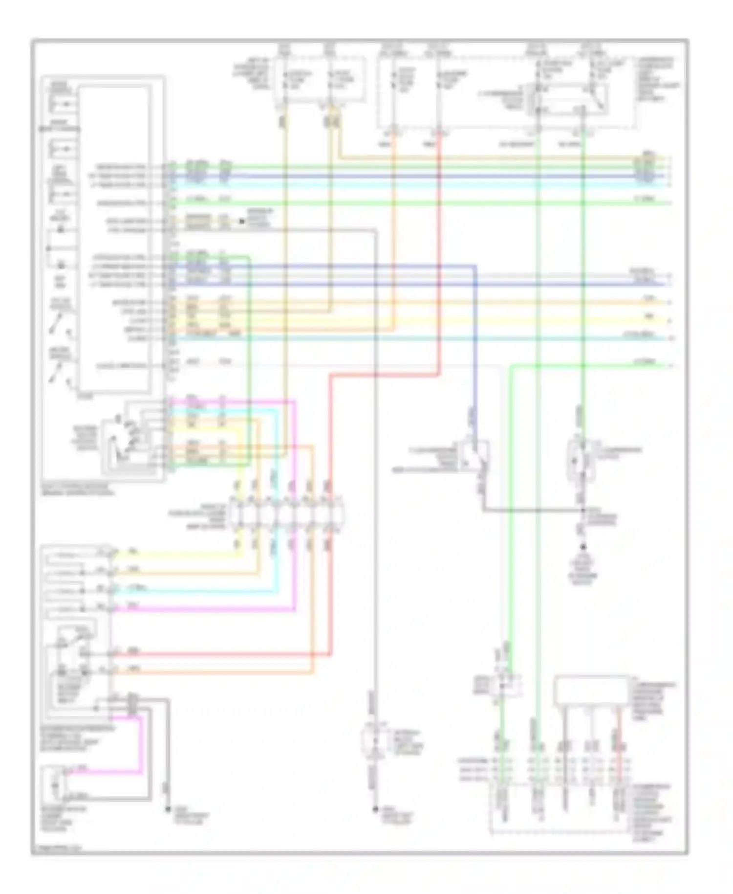 Wiring diagram hvac 1 fuse for GMC Yukon II (1999-2006) (2 of 3)