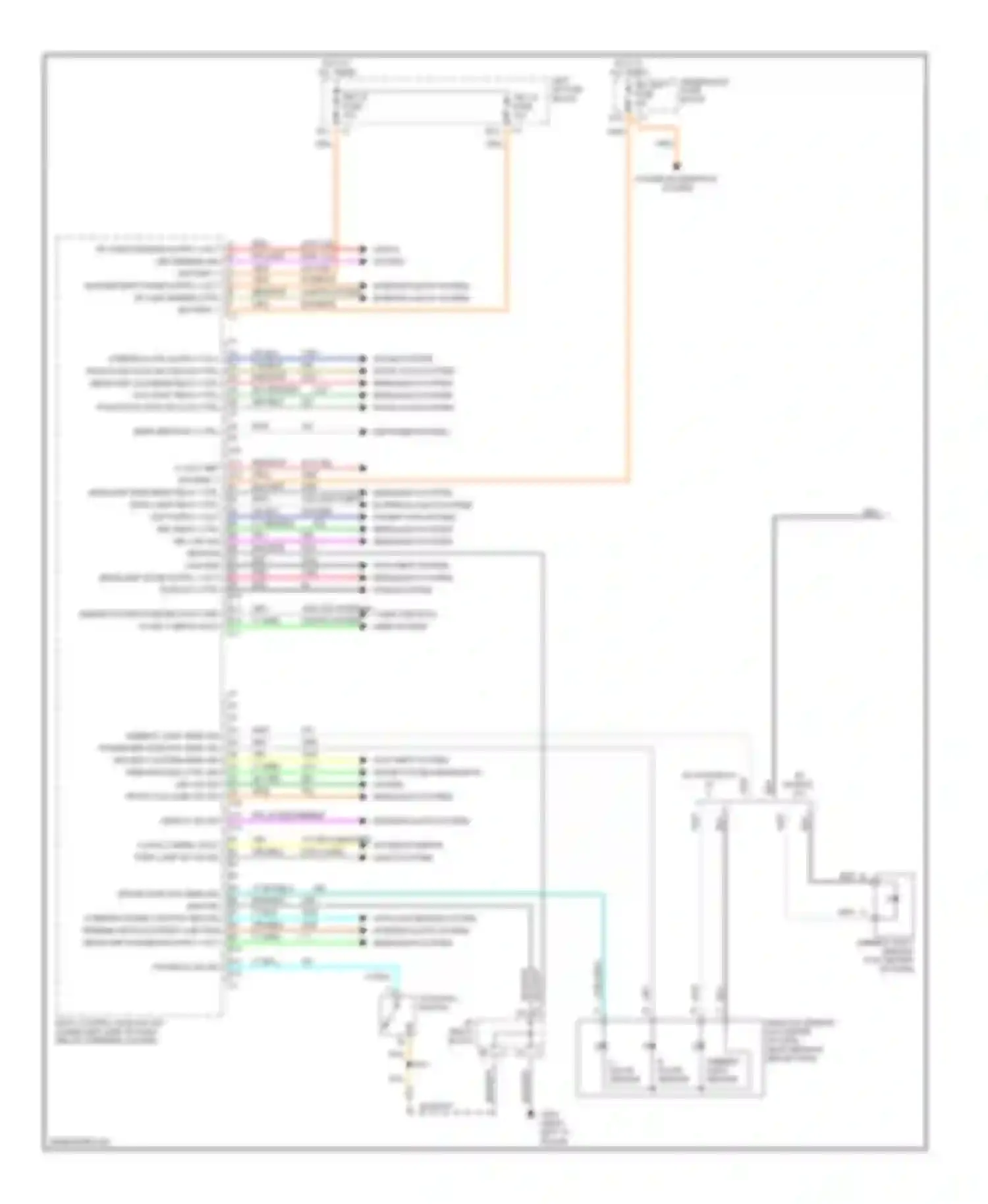 Wiring diagram org/blk for GMC Yukon II (1999-2006) (3 of 45)
