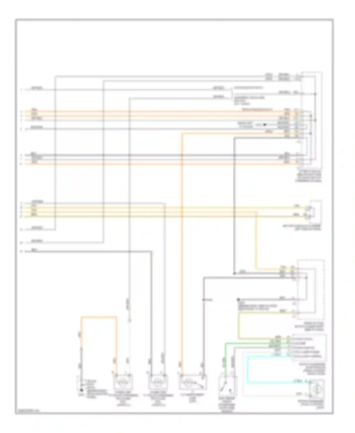 Wiring diagram suburban, escalade esv w/o ult, yukon xl for GMC Yukon II (1999-2006) (1 of 1)