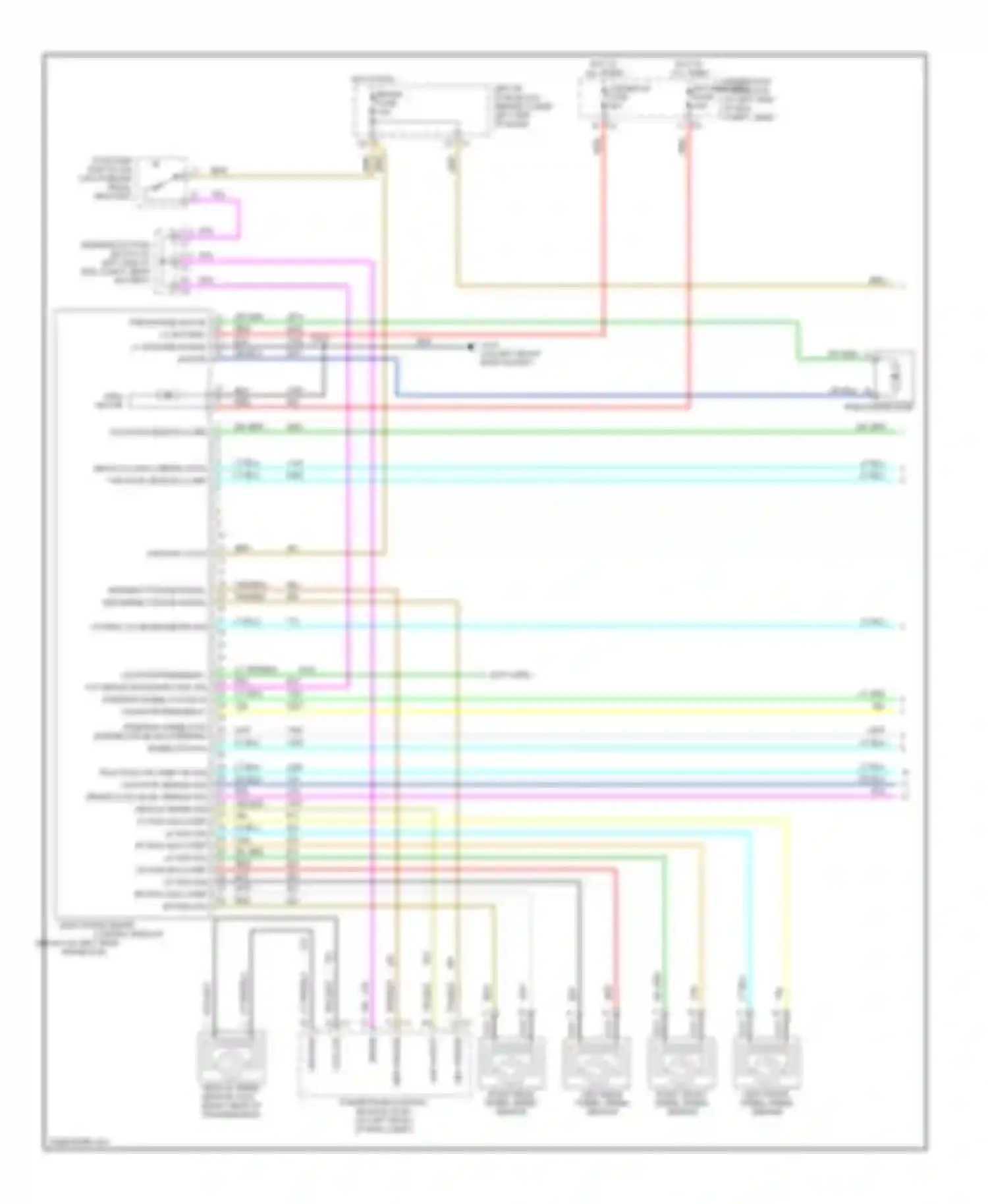 Wiring diagram vses motor for GMC Yukon II (1999-2006) (1 of 1)