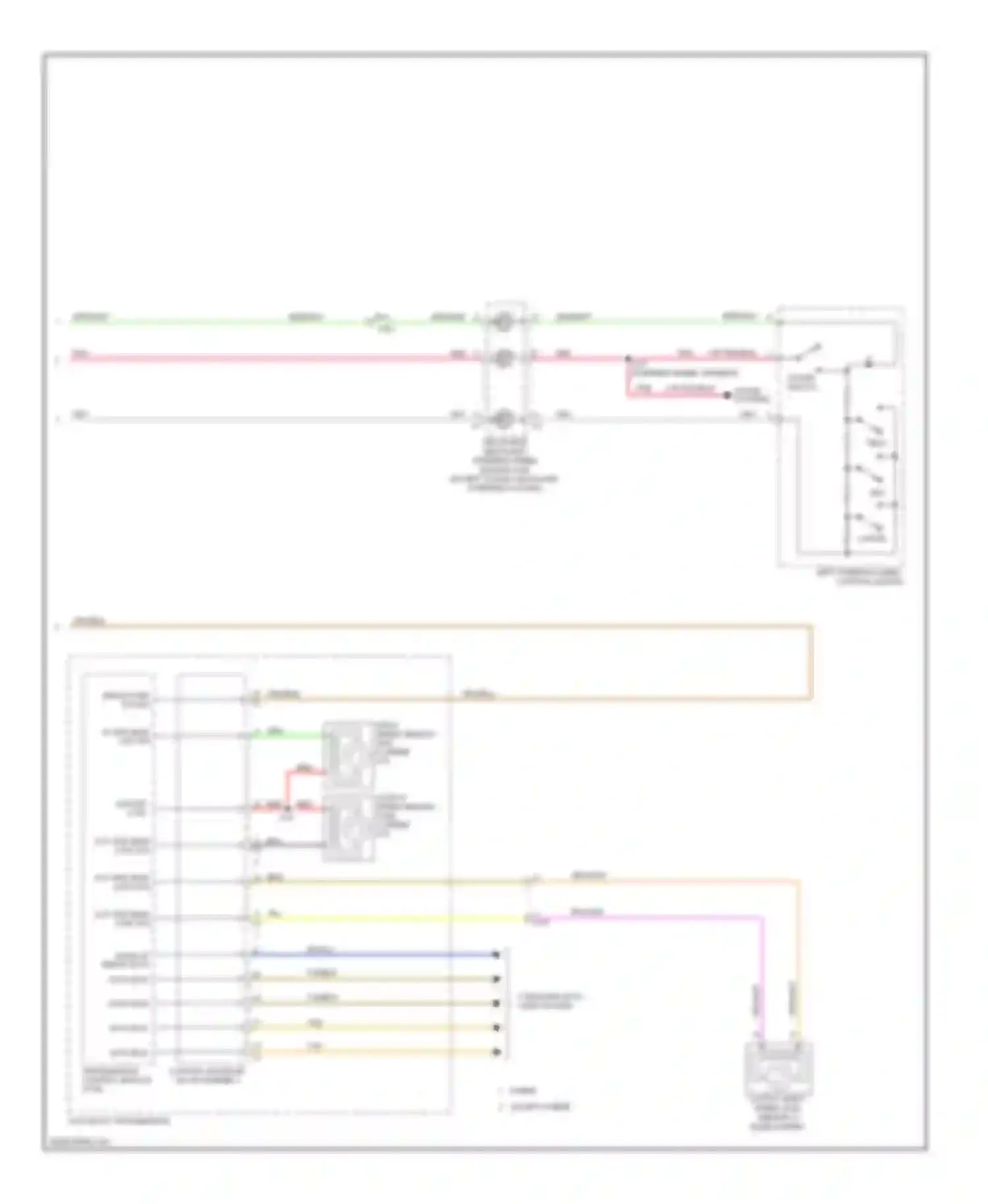 Yukon GMC III (2006-2014): Cruise control circuit (2 of 2)