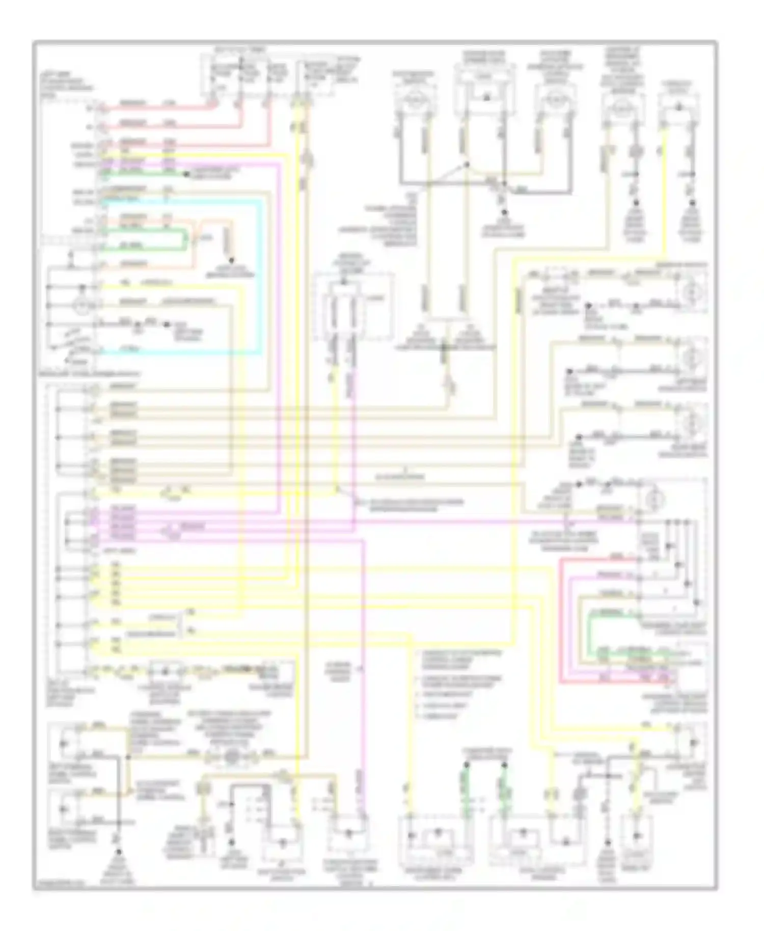 Yukon GMC III (2006-2014): Instrument illumination circuit