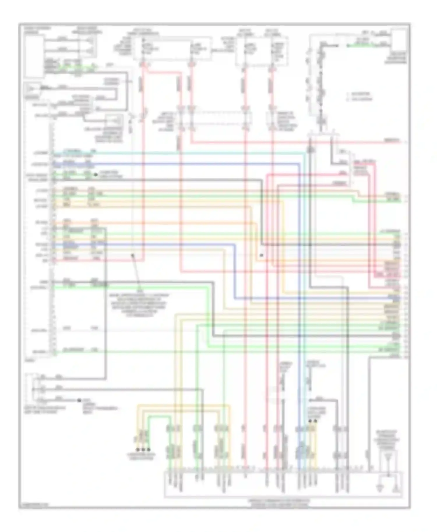 Yukon GMC III (2006-2014): Navigation circuit, with uys, uqa & without y91 (1 of 4)