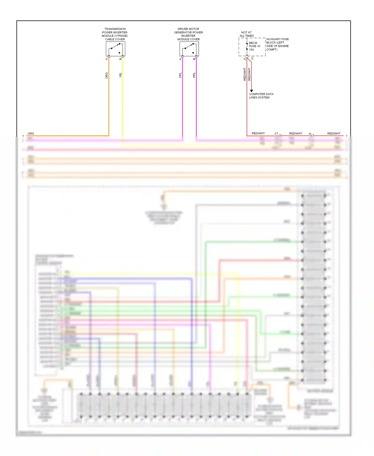 GMC Yukon III (2006-2014) computer data lines system wiring diagram  (36 of 115)
