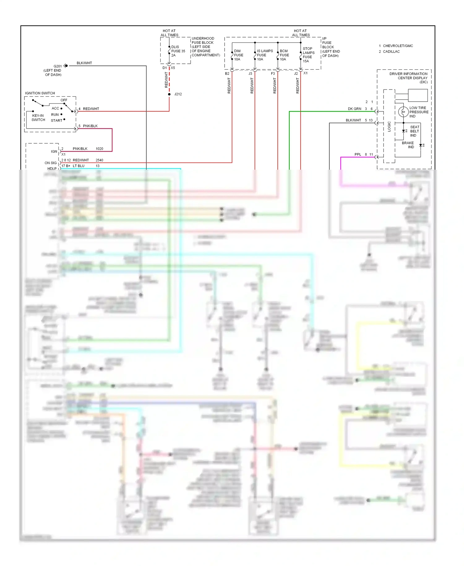 GMC Yukon III (2006-2014) computer data lines system wiring diagram  (110 of 115)