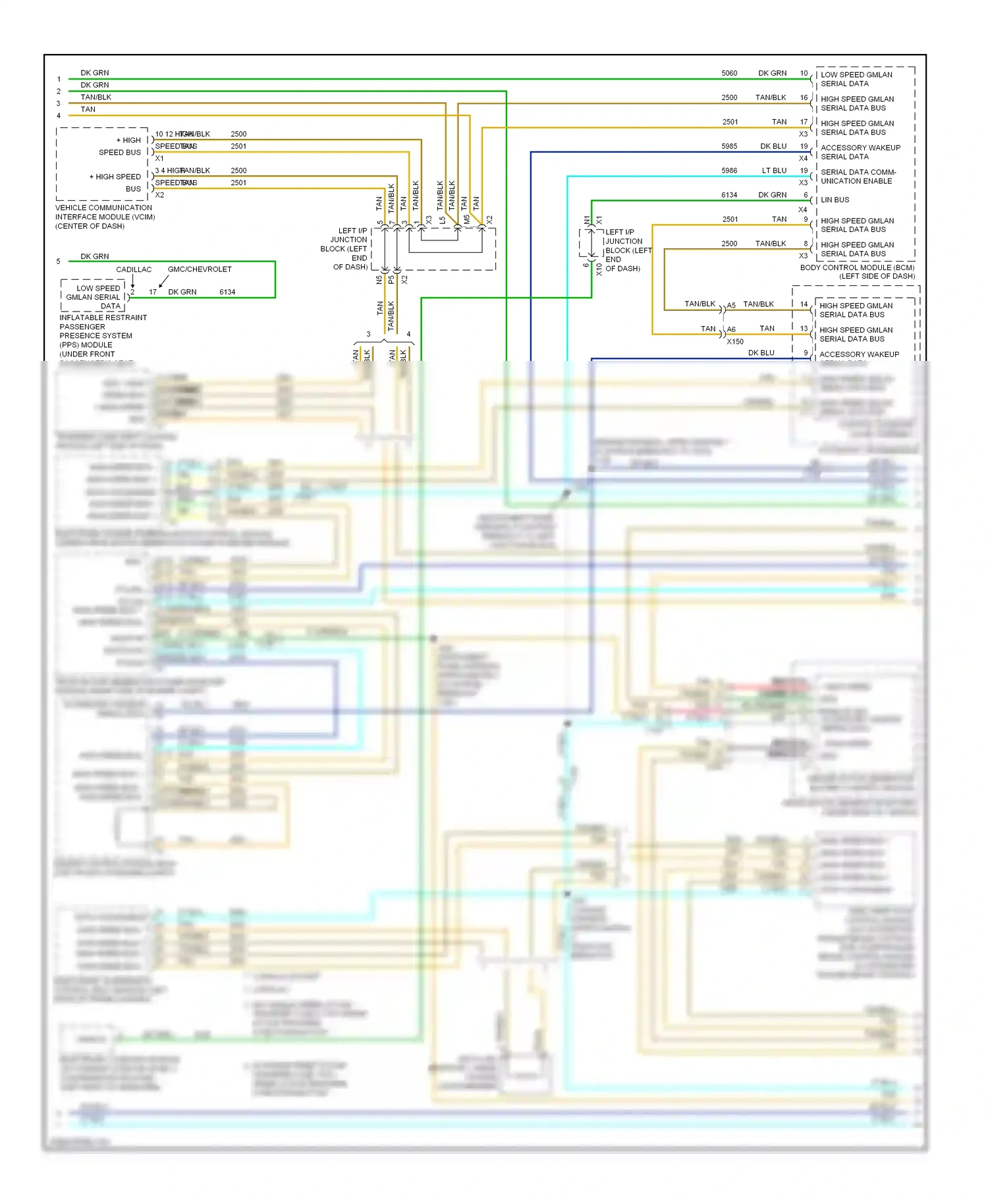 GMC Yukon III (2006-2014) engine control module (ecm) (left front of engine compt) wiring diagram  (4 of 8)