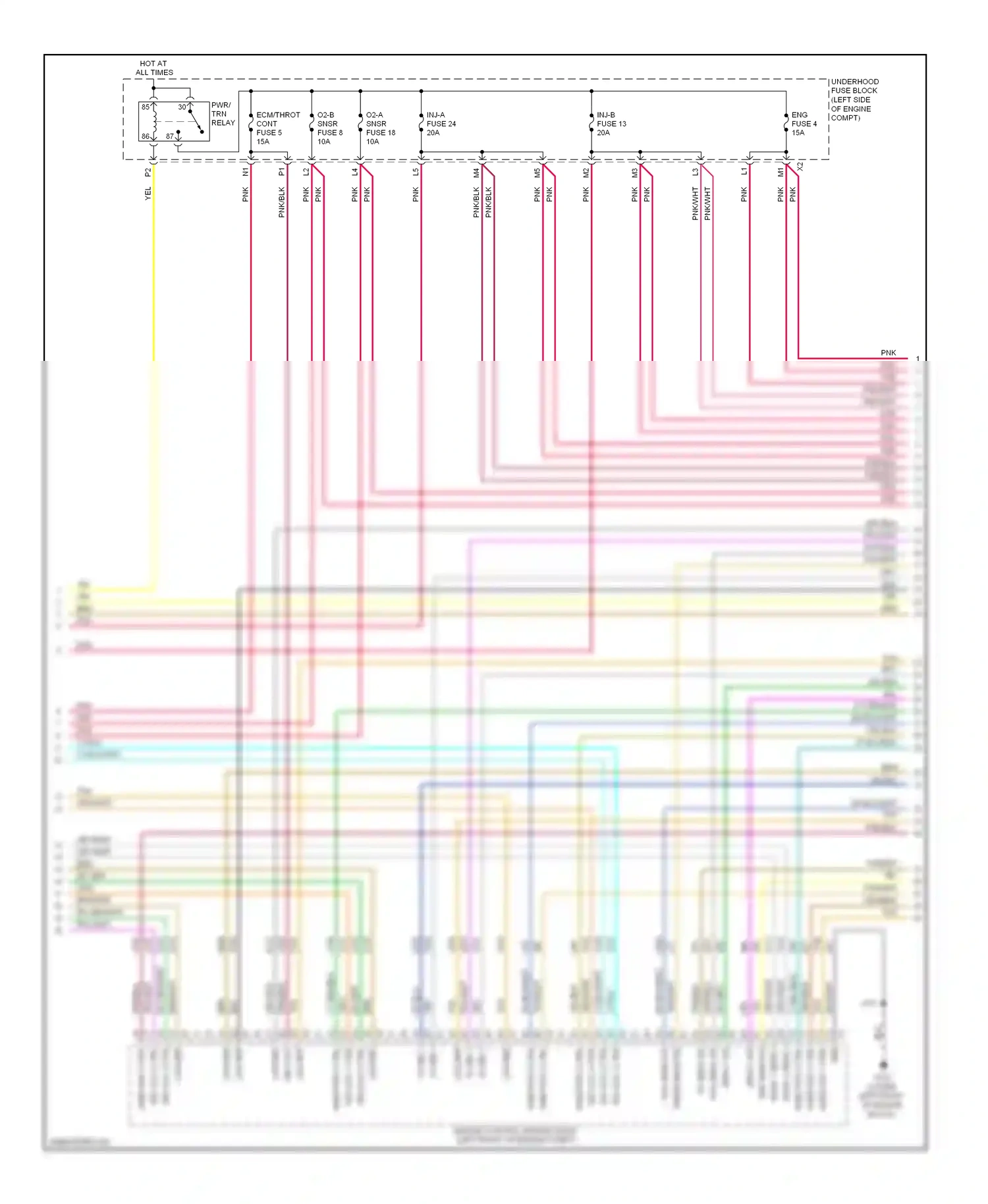 GMC Yukon III (2006-2014) engine control module (ecm) (left front of engine compt) wiring diagram  (6 of 8)