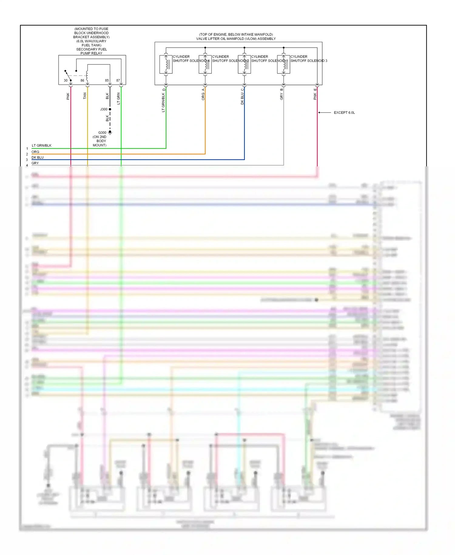 GMC Yukon III (2006-2014) engine control module (ecm) (left side of engine compt) wiring diagram  (7 of 27)