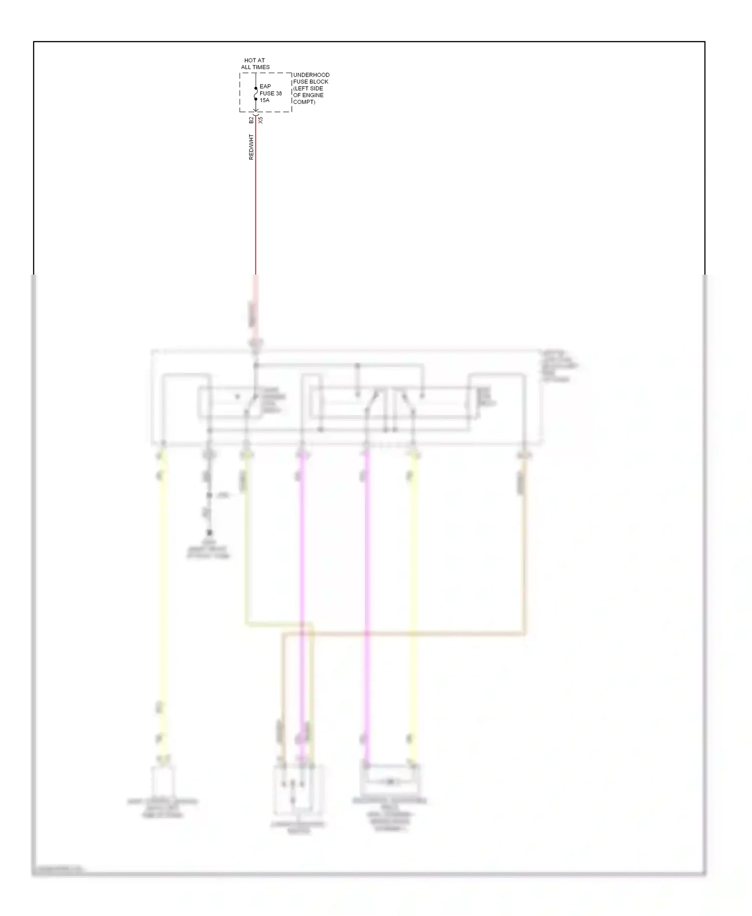 GMC Yukon III (2006-2014) i/p multi-function switch wiring diagram  (2 of 3)
