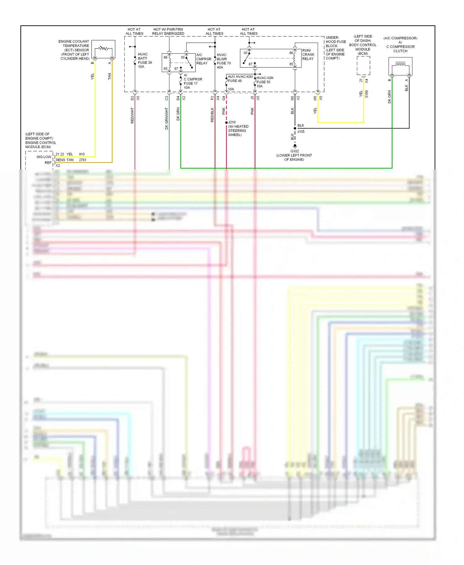 GMC Yukon III (2006-2014) (left side of engine compt) engine control module (ecm) wiring diagram  (3 of 7)
