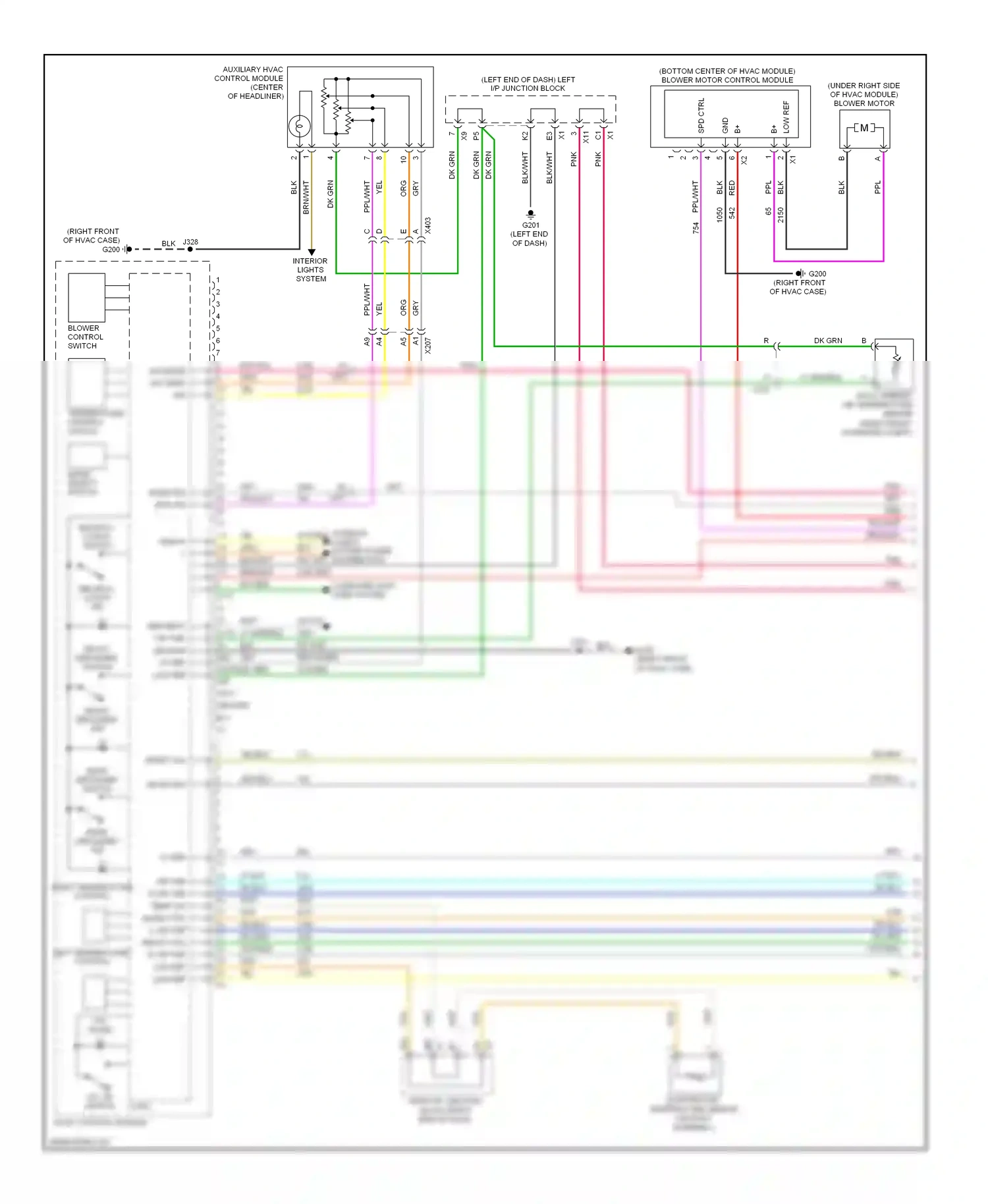 GMC Yukon III (2006-2014) mode select switch wiring diagram  (1 of 1)