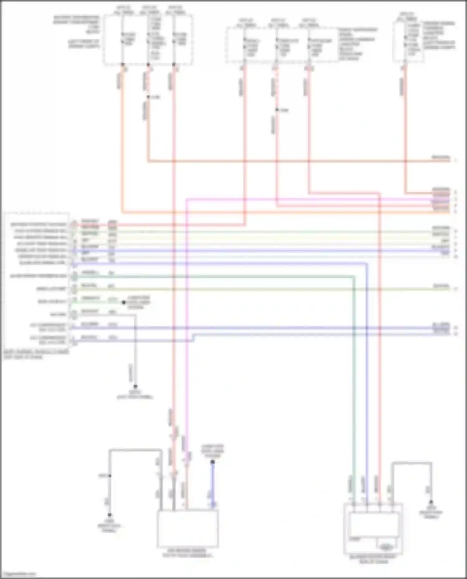 Yukon GMC V (2020-2024): Automatic a/c circuit (1 of 7)