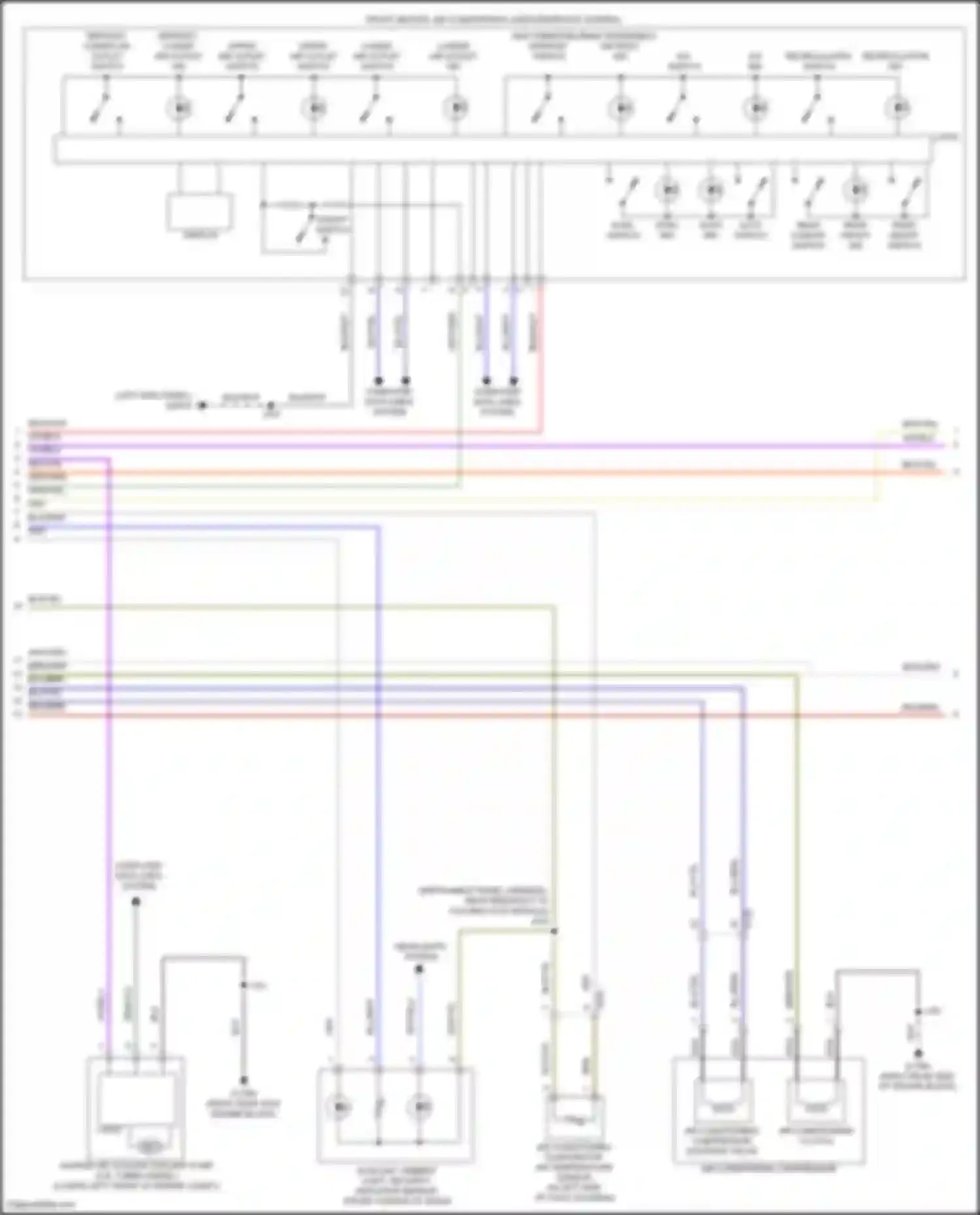 Yukon GMC V (2020-2024): Automatic a/c circuit (3 of 7)
