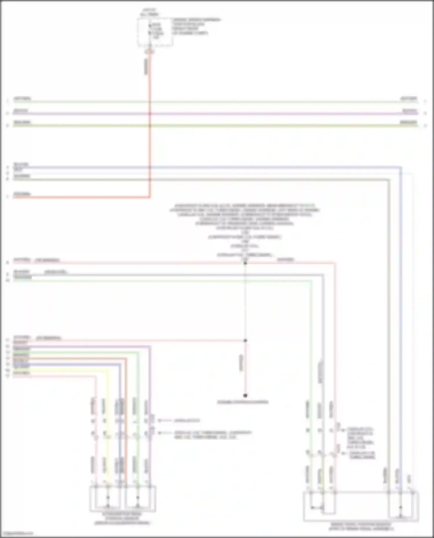 Yukon GMC V (2020-2024): Cruise control circuit (2 of 3)