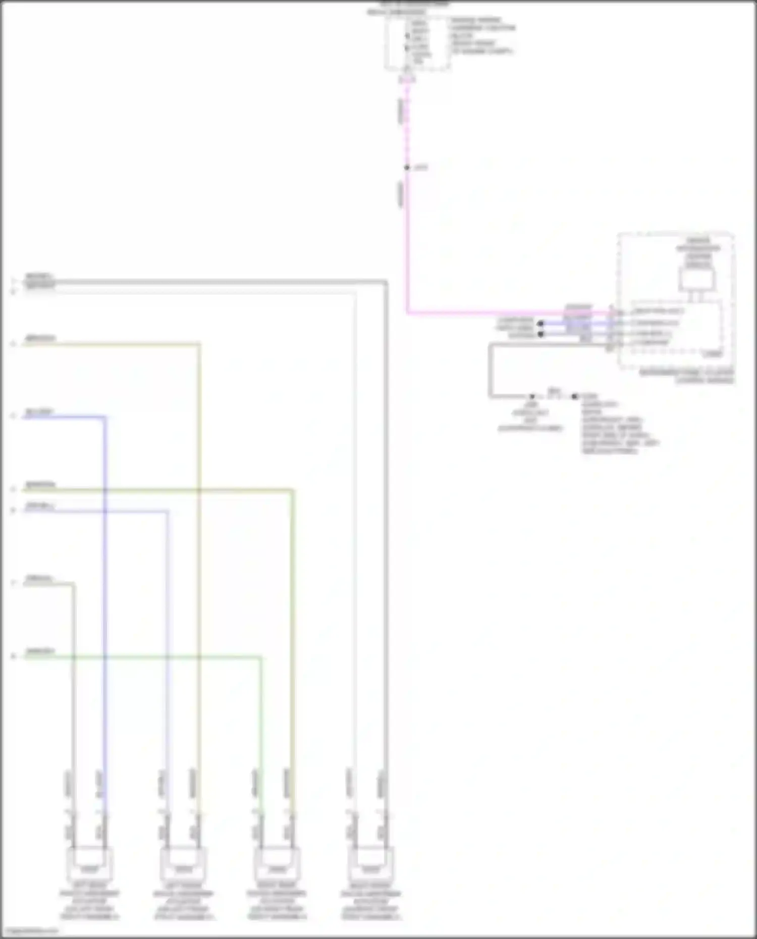 Yukon GMC V (2020-2024): Electronic suspension circuit, w/ magneride chassis package (2 of 2)