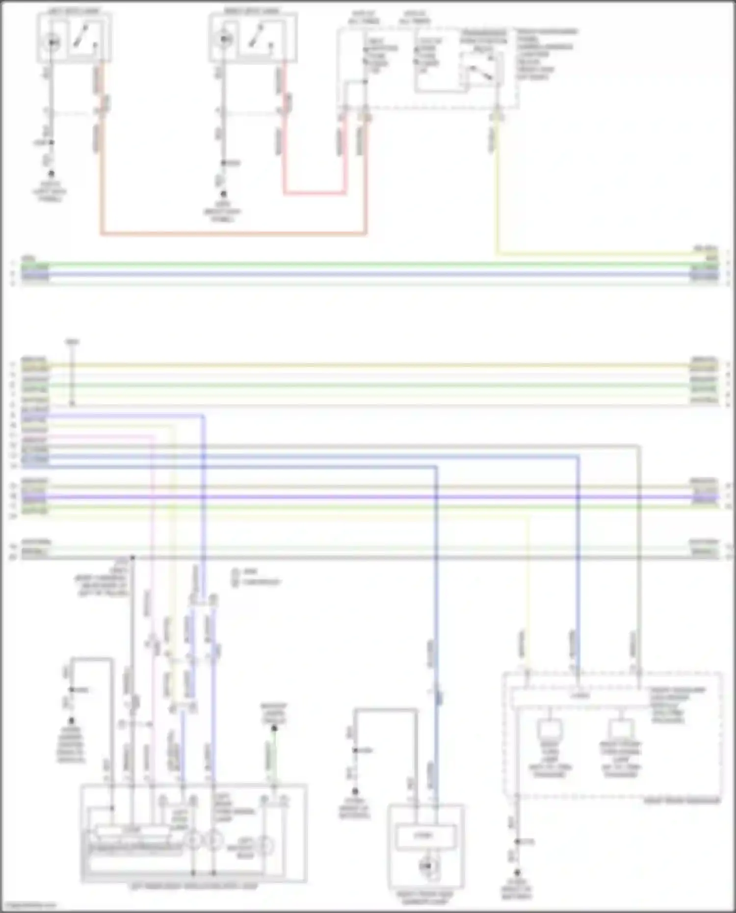 Yukon GMC V (2020-2024): Exterior lamps circuit (2 of 5)
