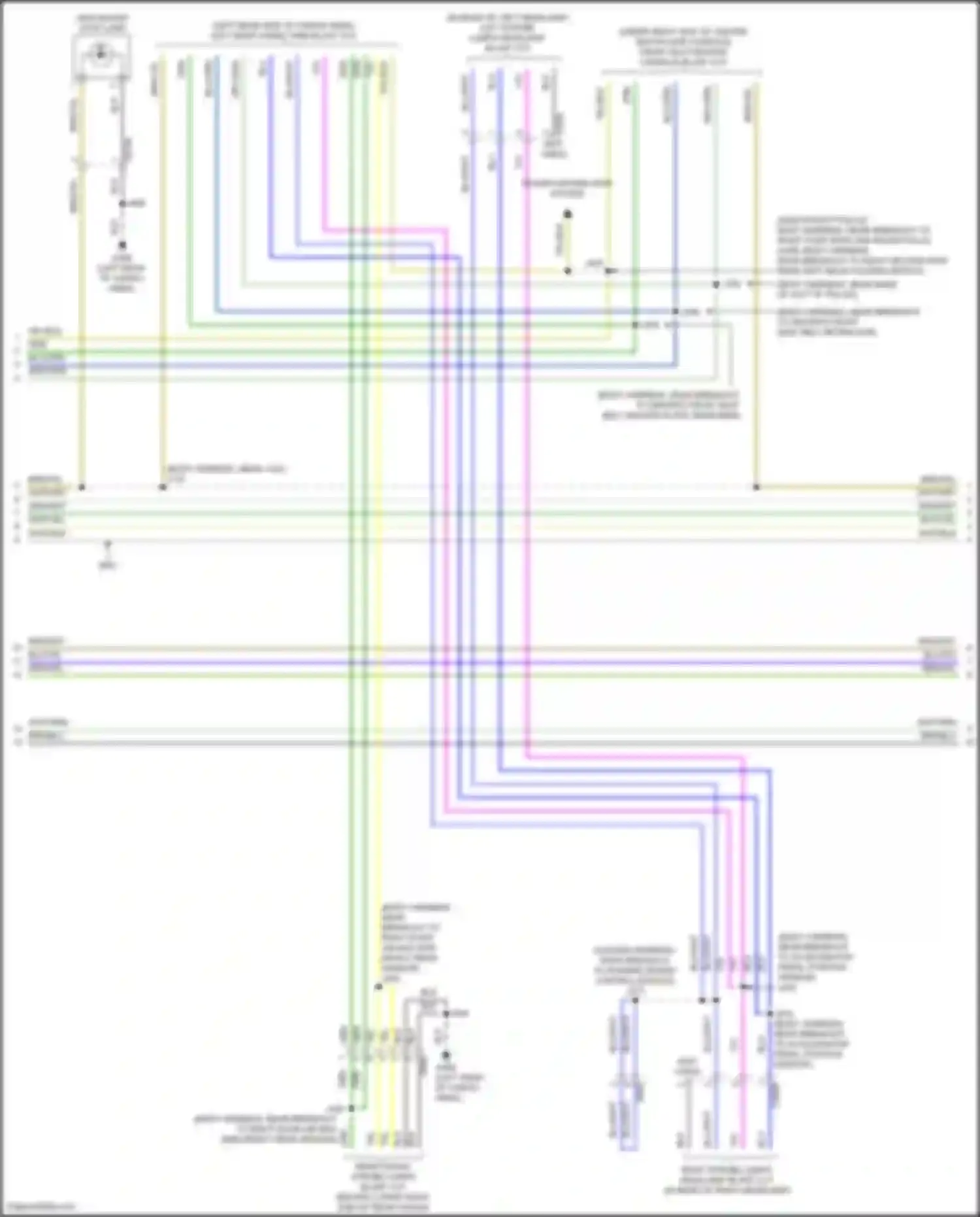 Yukon GMC V (2020-2024): Exterior lamps circuit (3 of 5)