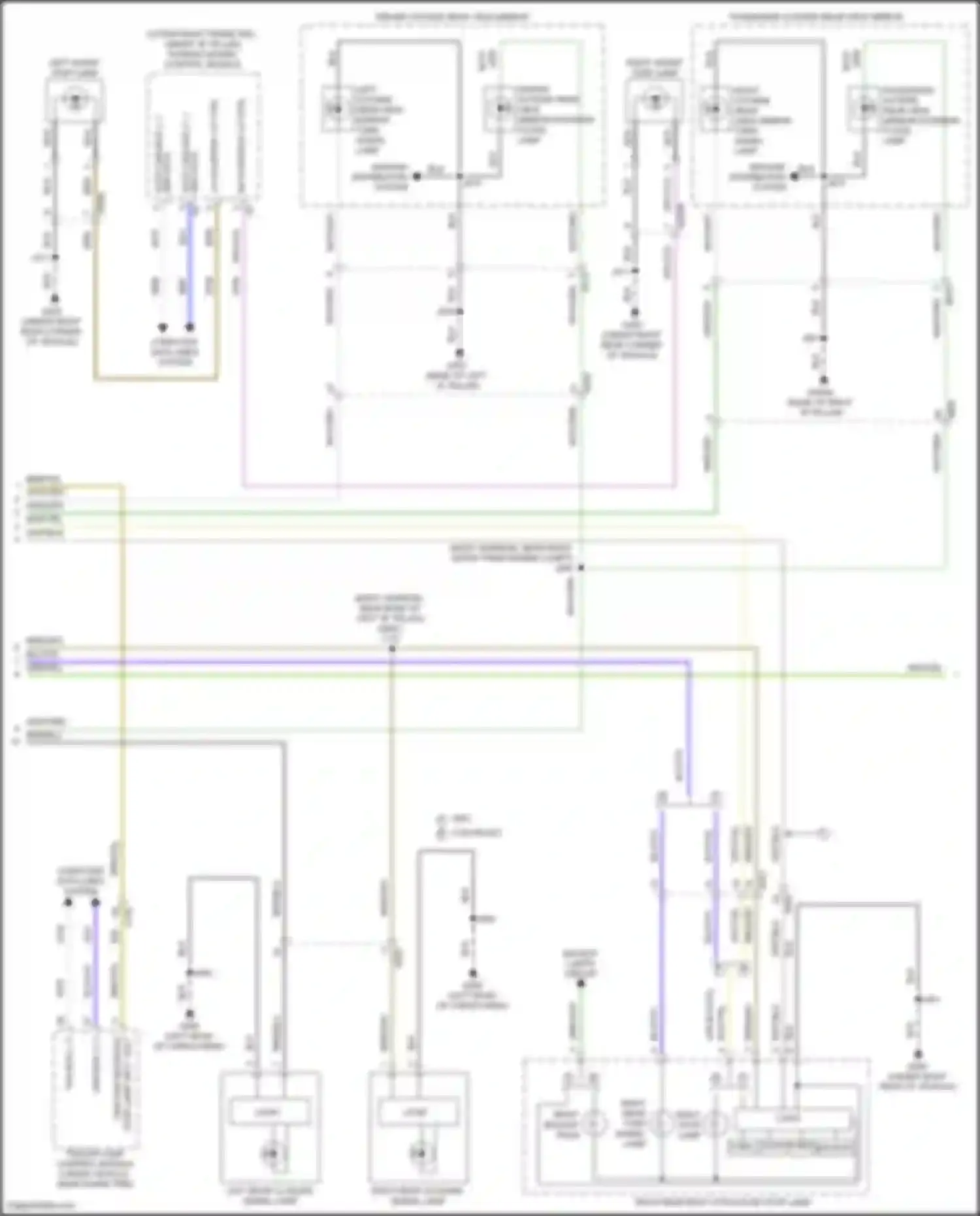 Yukon GMC V (2020-2024): Exterior lamps circuit (4 of 5)
