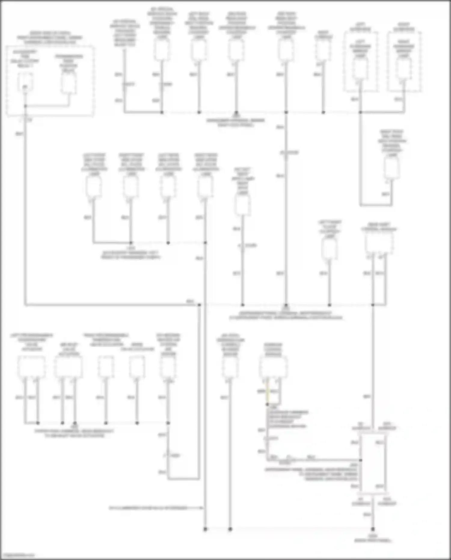 Yukon GMC V (2020-2024): Ground distribution circuit (6 of 11)