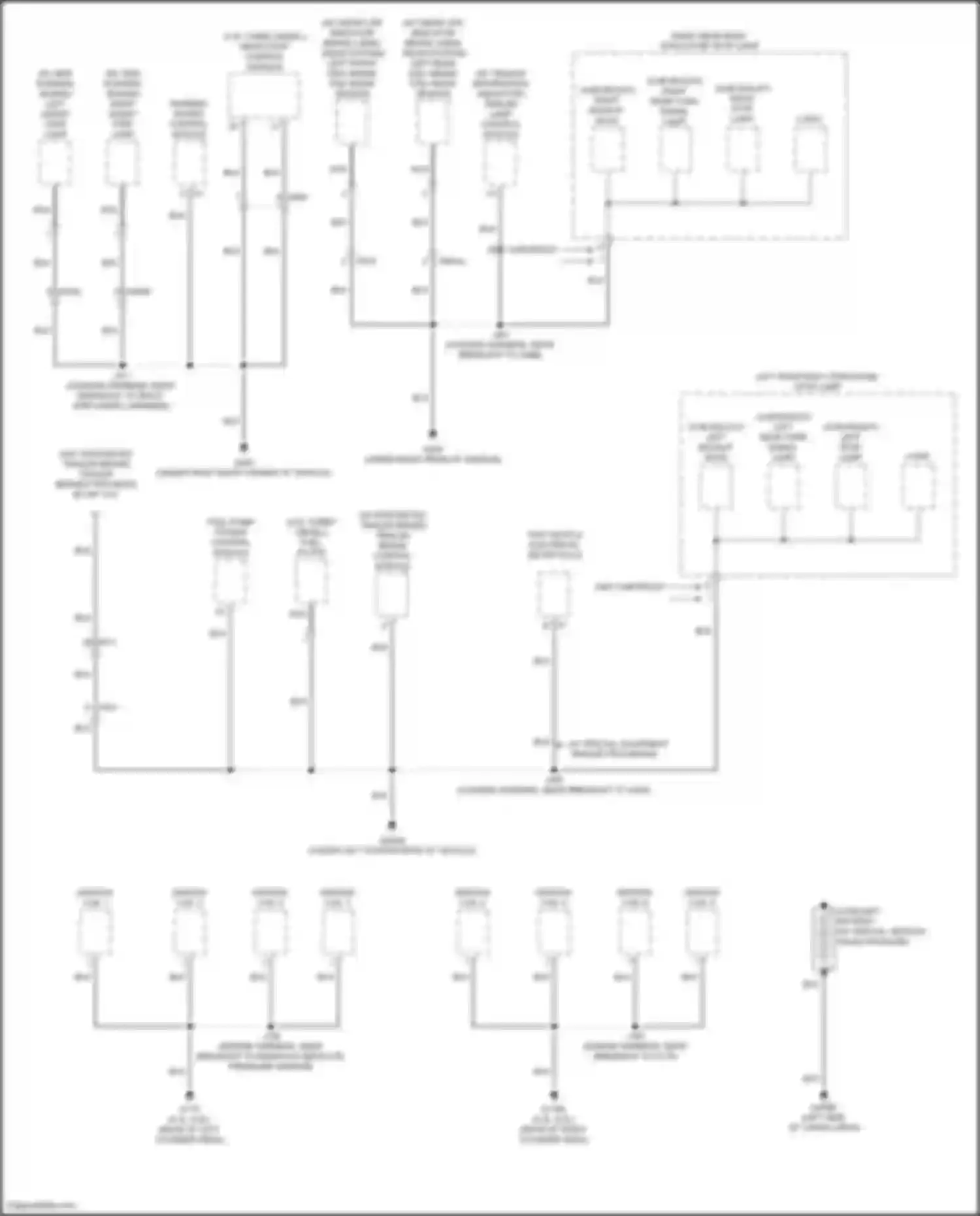Yukon GMC V (2020-2024): Ground distribution circuit (9 of 11)