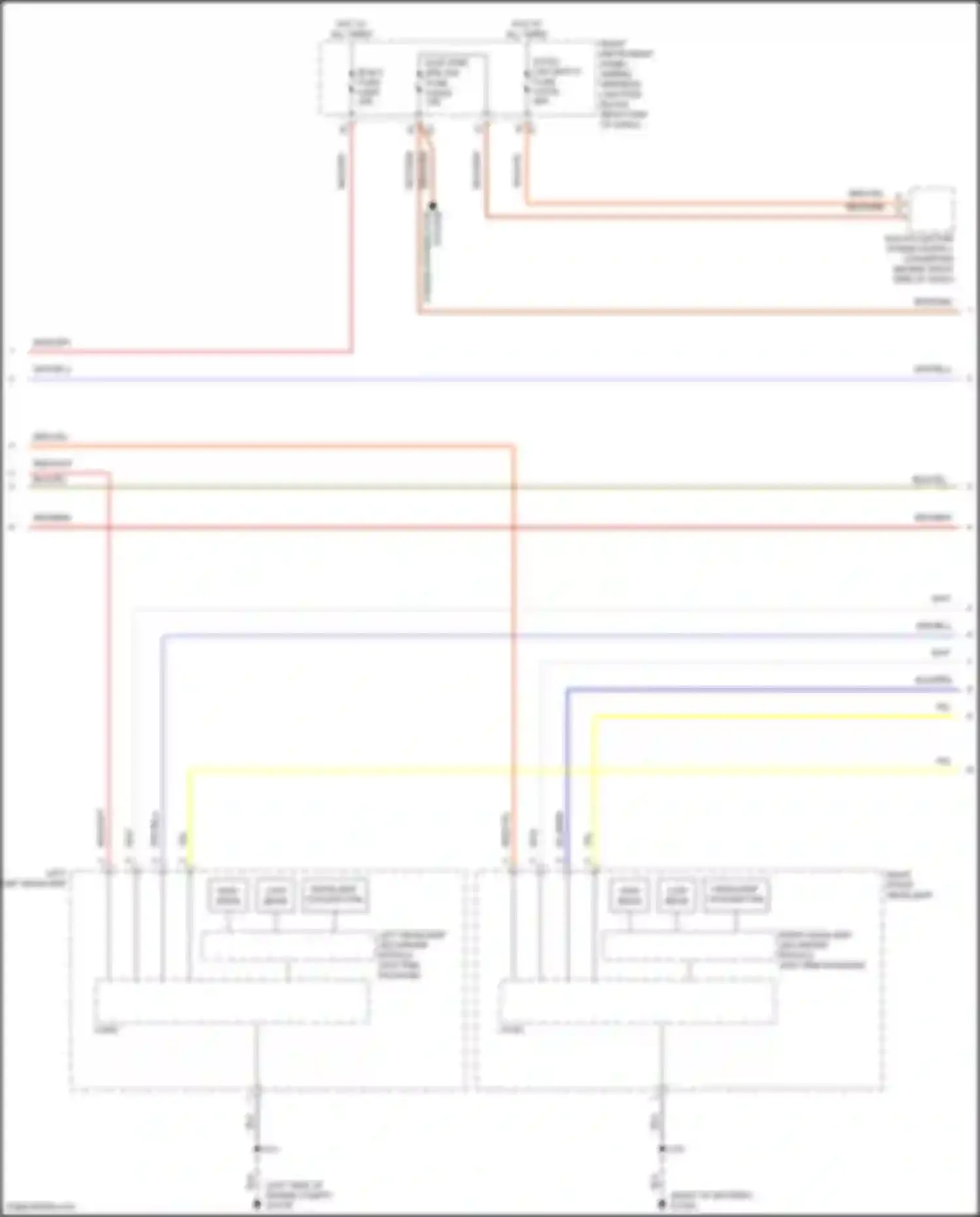 Yukon GMC V (2020-2024): Headlights circuit (2 of 3)