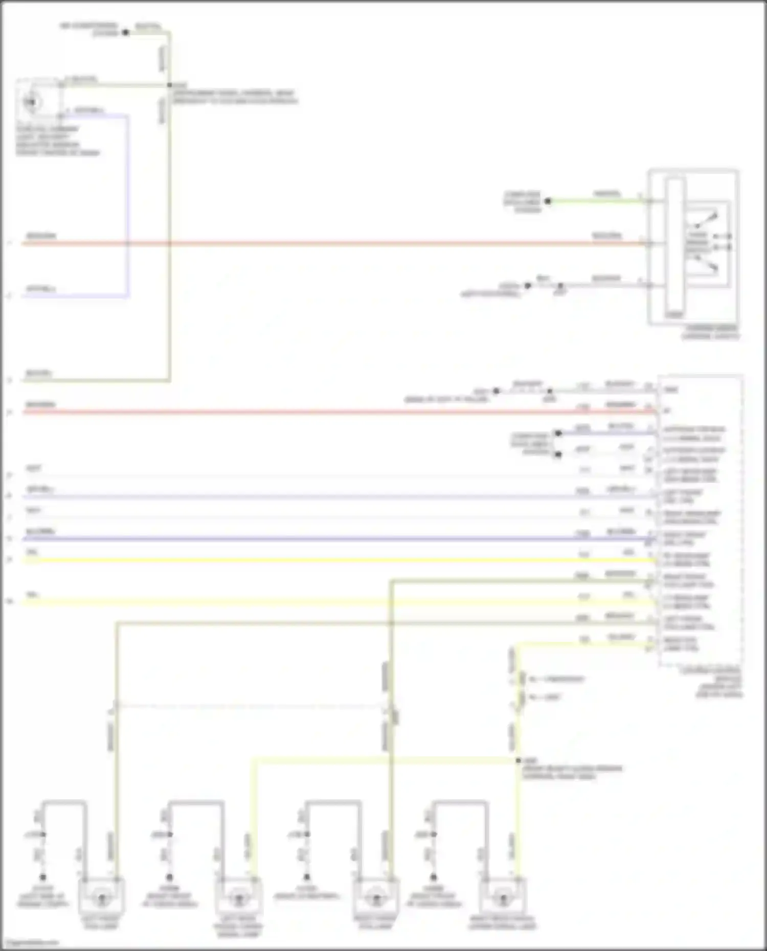 Yukon GMC V (2020-2024): Headlights circuit (3 of 3)
